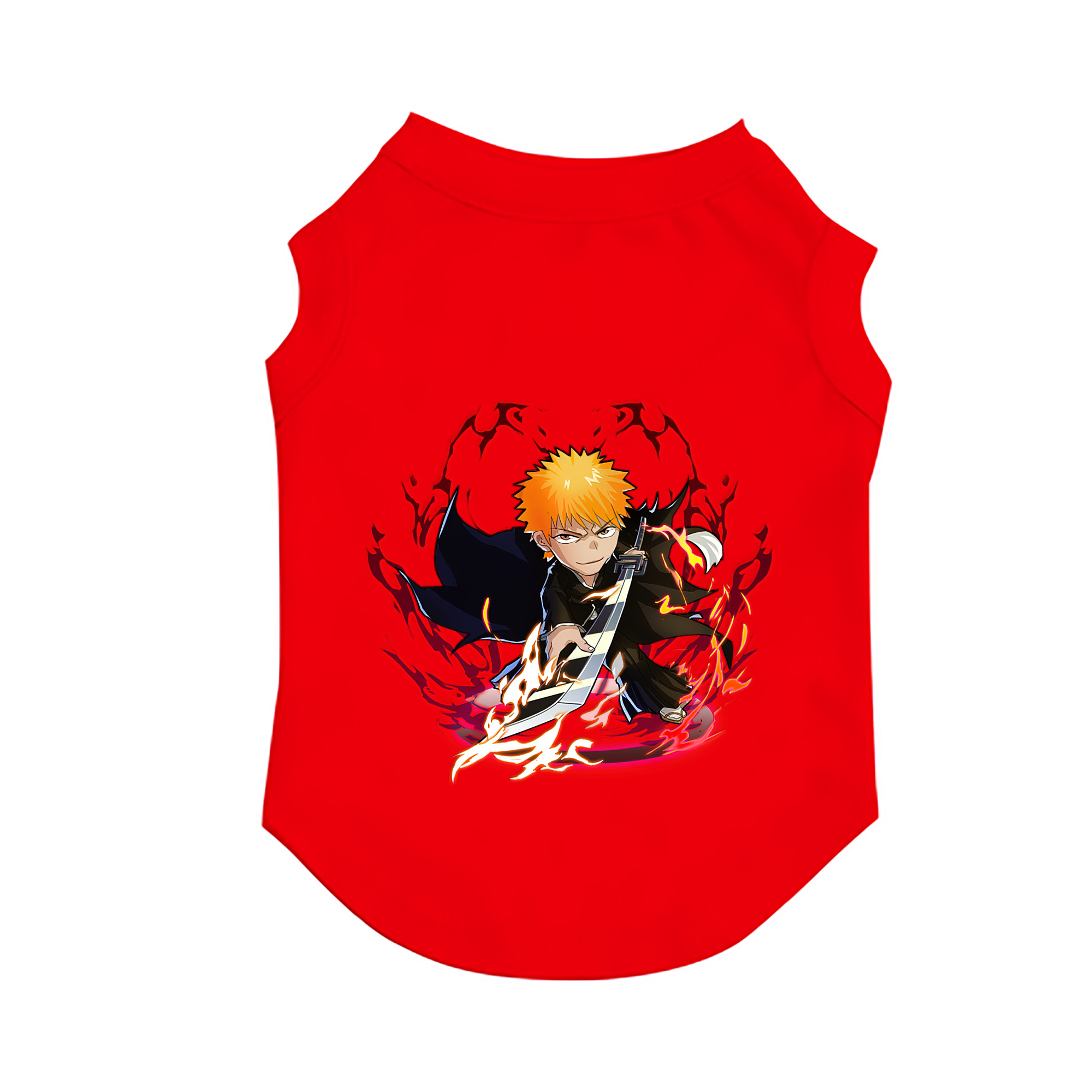 （画像用） ブリーチ 黒崎一護（くろさき いちご）BLEACH Kurosaki Ichigo ペット用ベスト