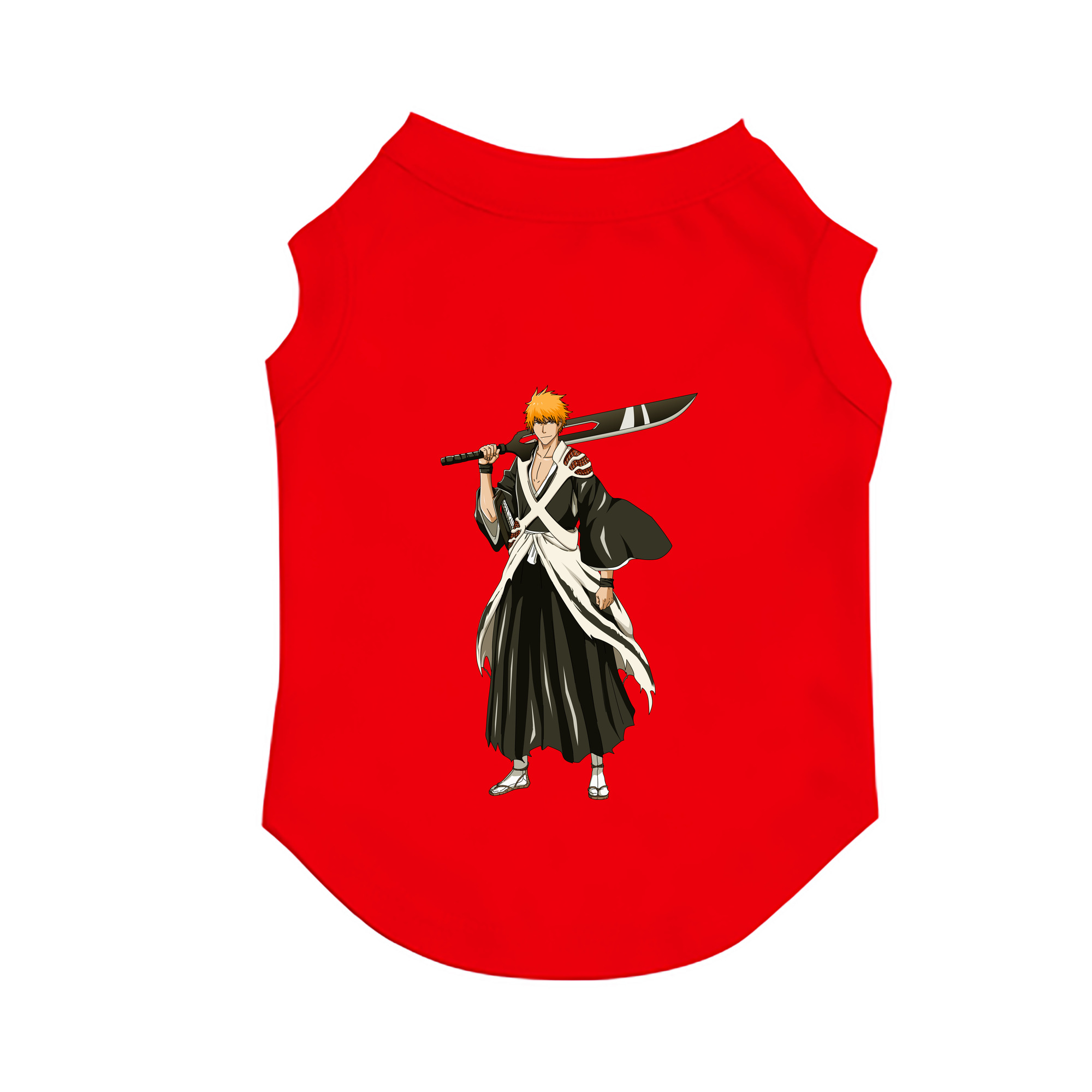 （画像用） ブリーチ 黒崎一護（くろさき いちご）BLEACH Kurosaki Ichigo ペット用ベスト