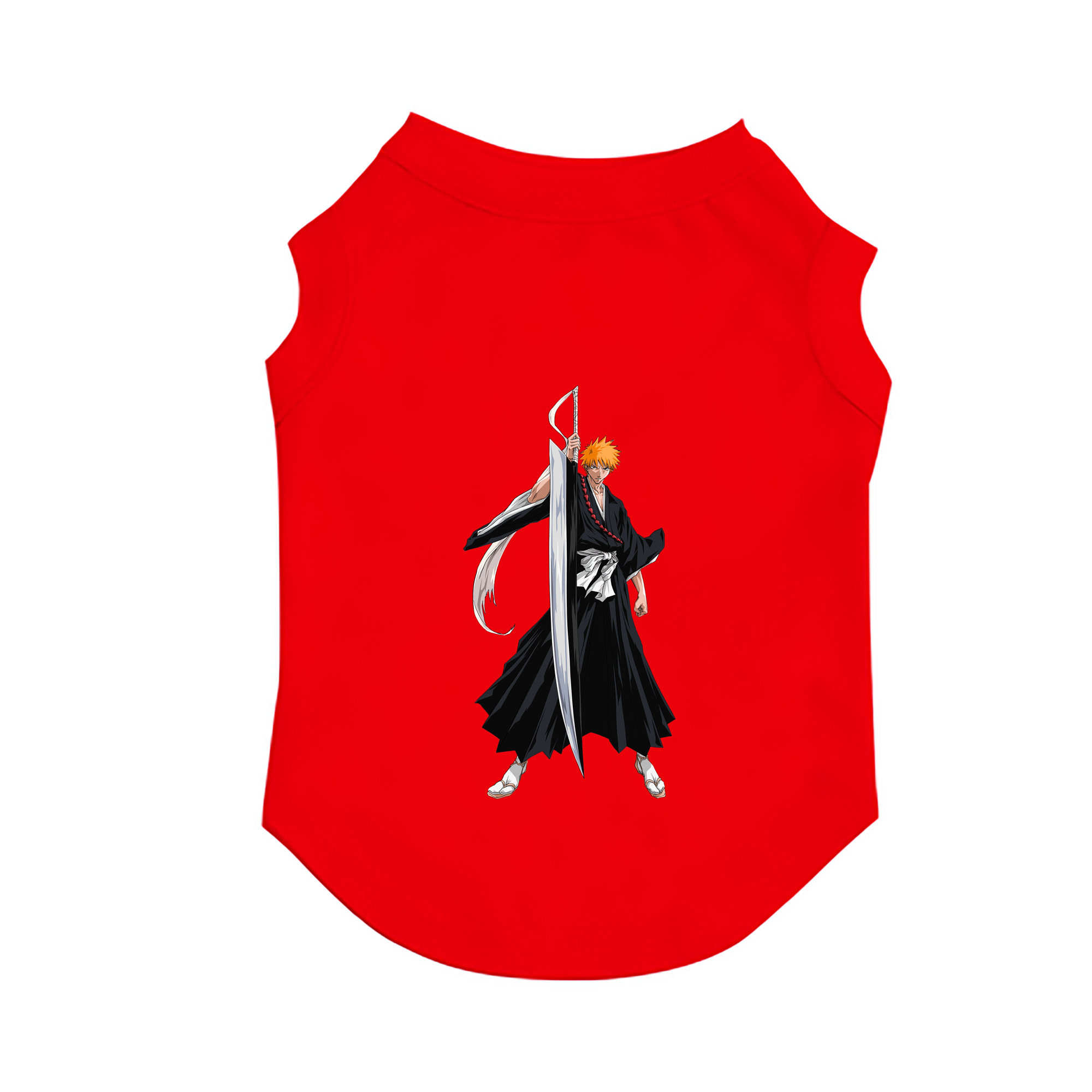 （画像用） ブリーチ 黒崎一護（くろさき いちご）BLEACH Kurosaki Ichigo ペット用ベスト
