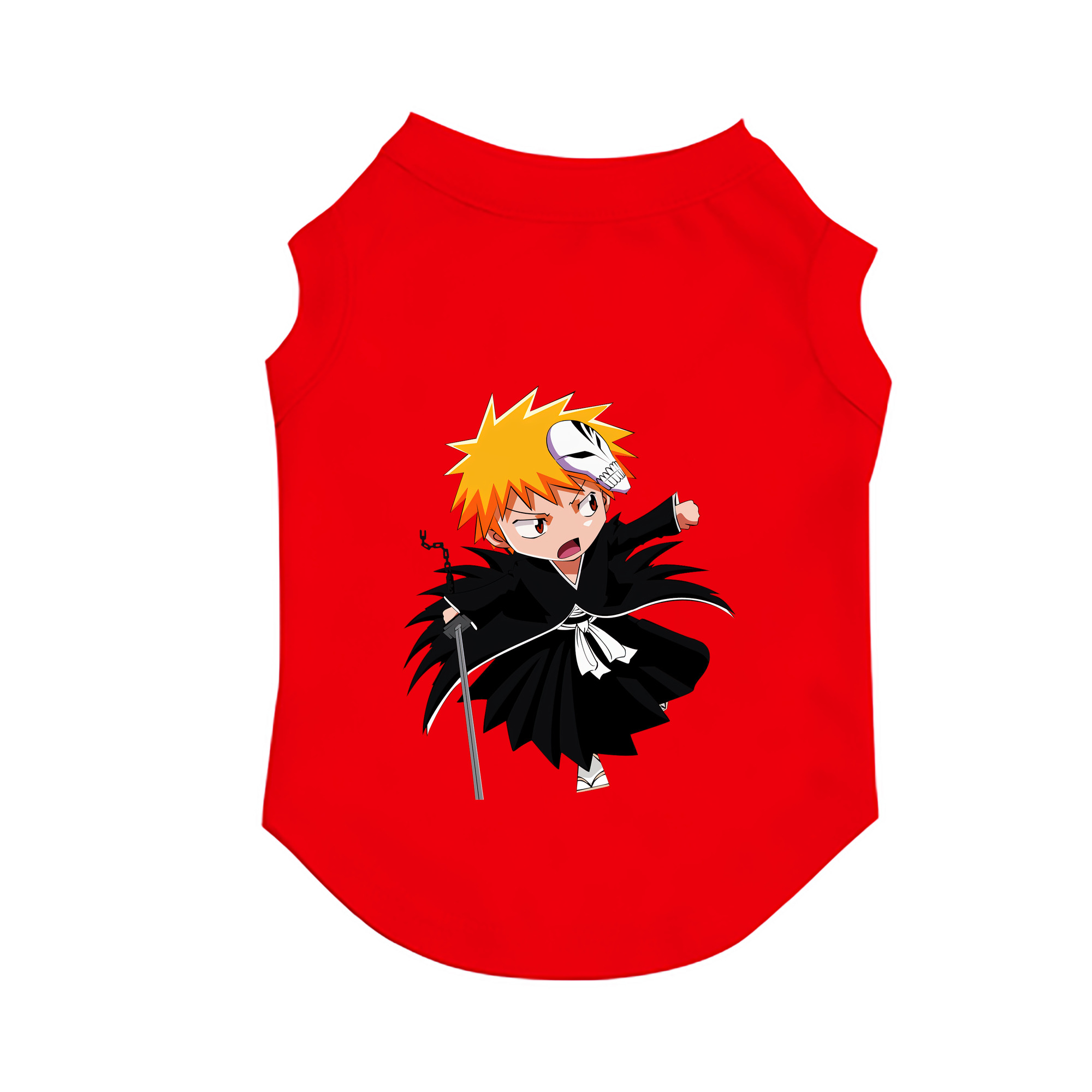 （画像用） ブリーチ 黒崎一護（くろさき いちご）BLEACH Kurosaki Ichigo ペット用ベスト