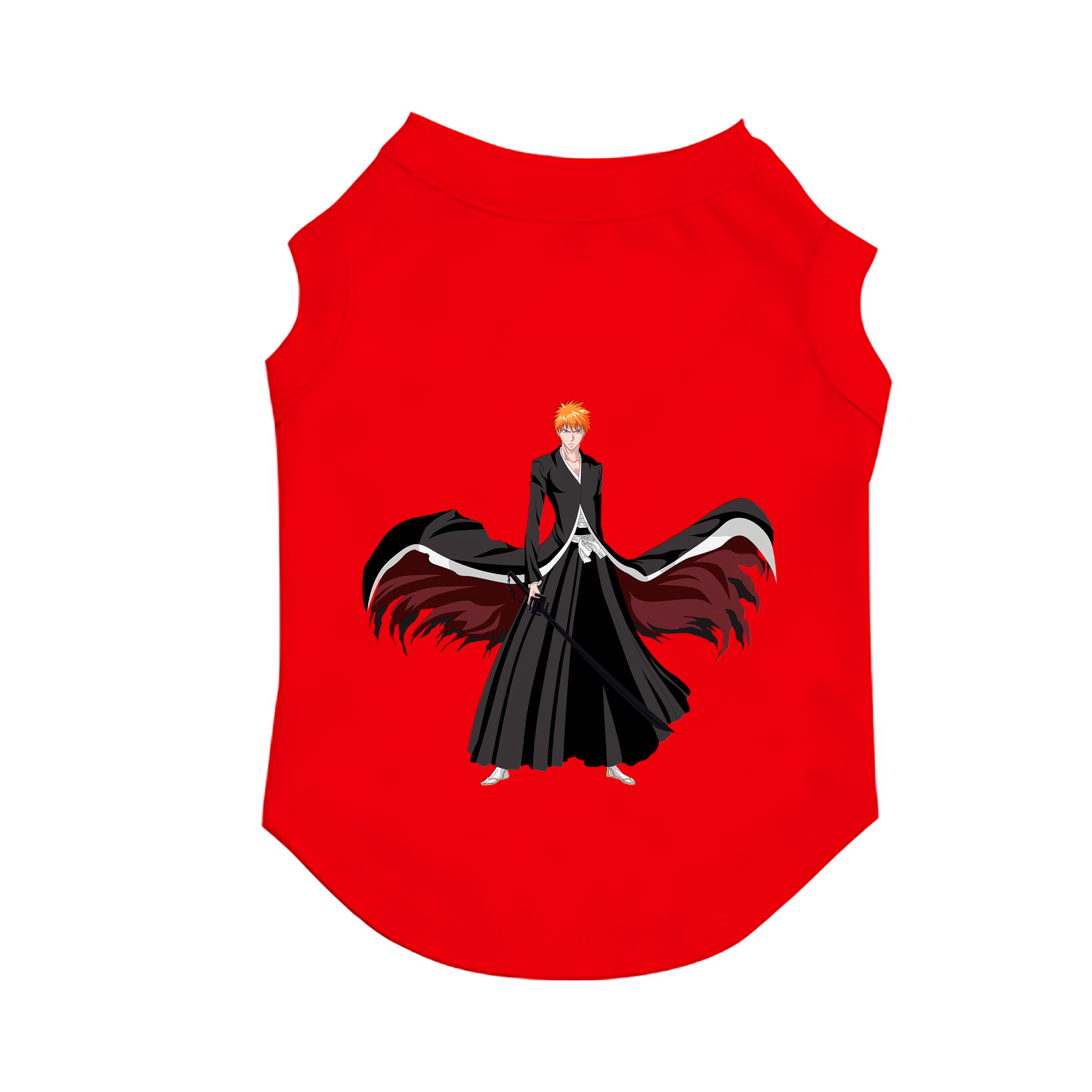 （画像用） ブリーチ 黒崎一護（くろさき いちご）BLEACH Kurosaki Ichigo ペット用ベスト