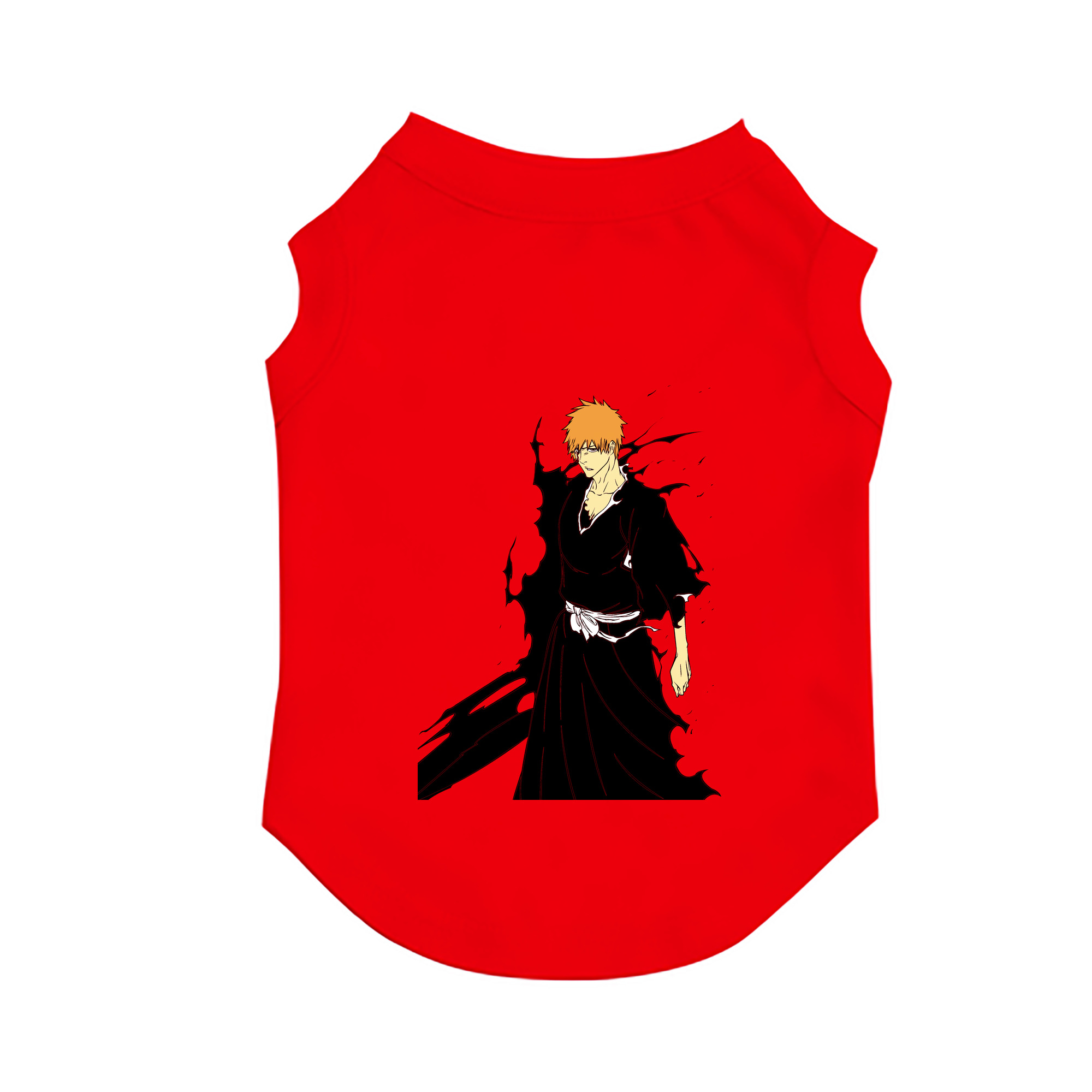 （画像用） ブリーチ 黒崎一護（くろさき いちご）BLEACH Kurosaki Ichigo ペット用ベスト