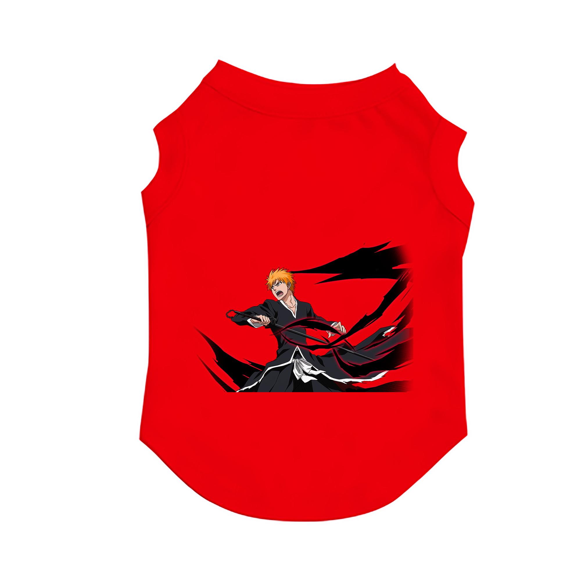 （画像用） ブリーチ 黒崎一護（くろさき いちご）BLEACH Kurosaki Ichigo ペット用ベスト