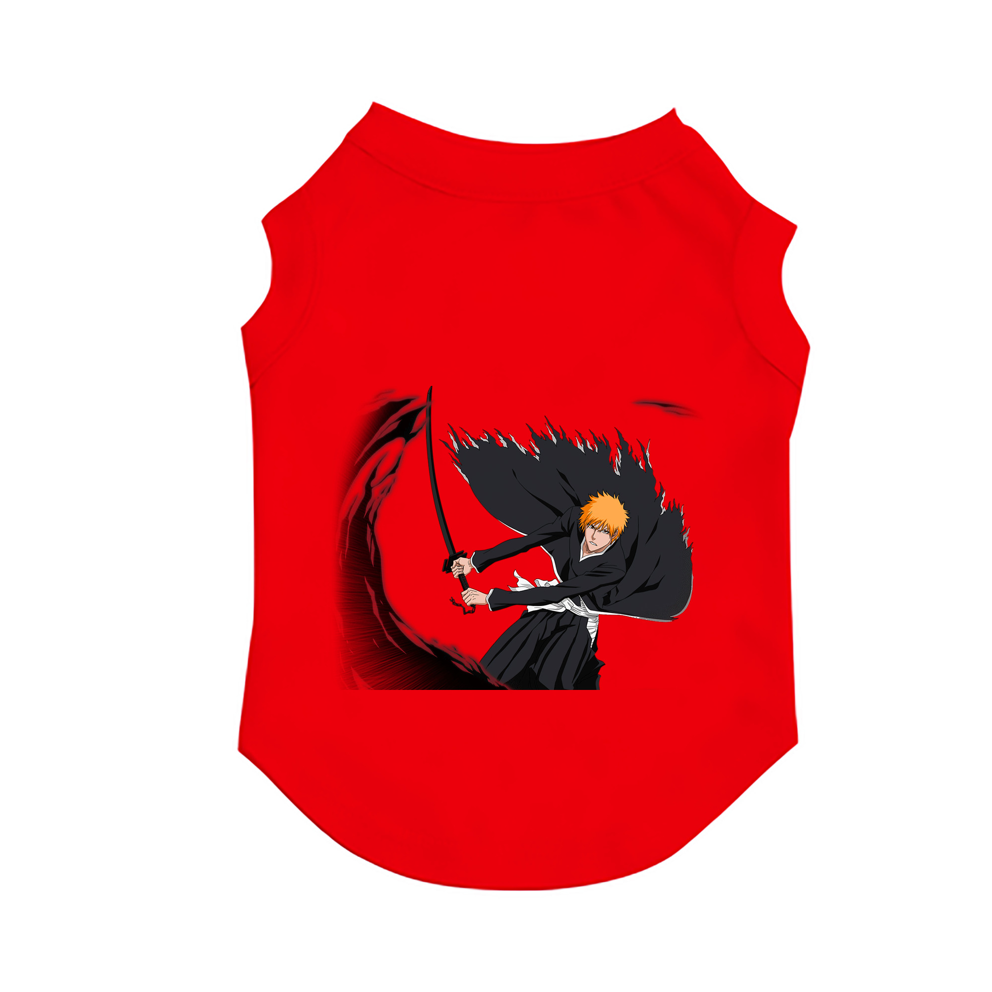 （画像用） ブリーチ 黒崎一護（くろさき いちご）BLEACH Kurosaki Ichigo ペット用ベスト