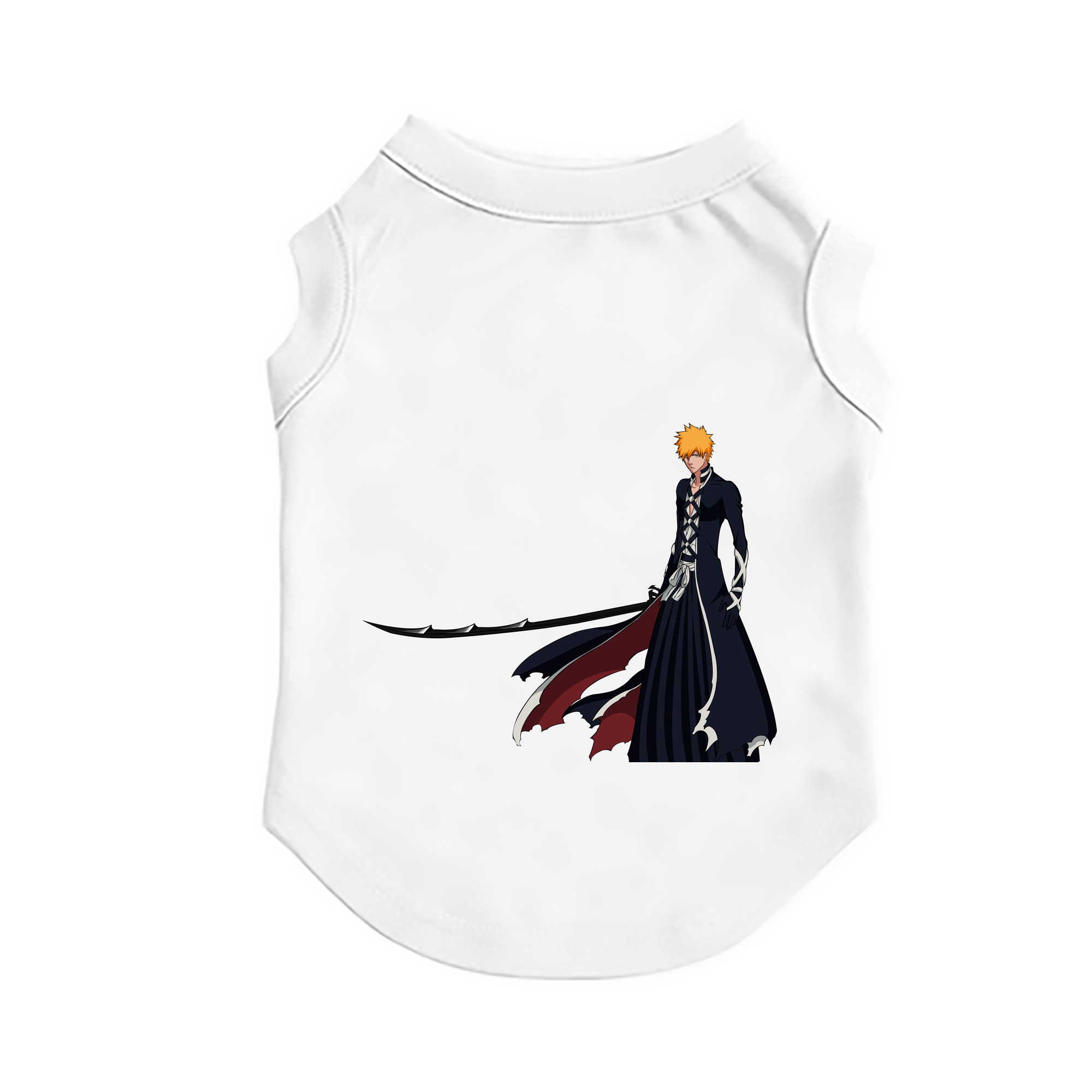 （画像用） ブリーチ 黒崎一護（くろさき いちご）BLEACH Kurosaki Ichigo ペット用ベスト
