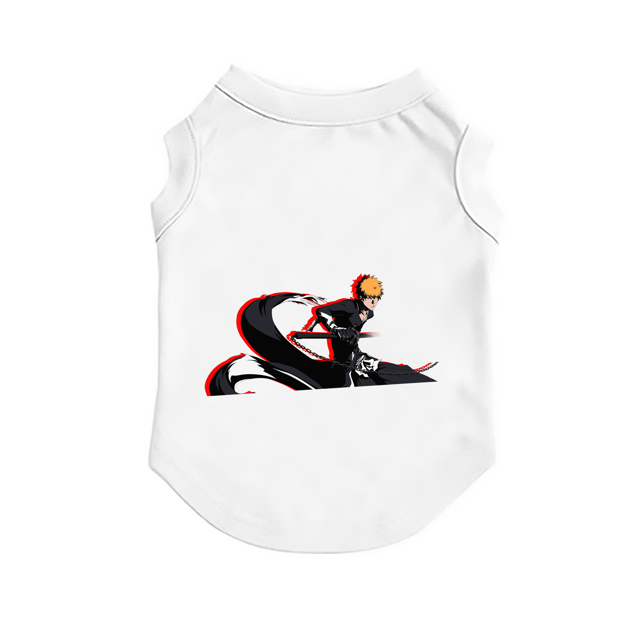 （画像用） ブリーチ 黒崎一護（くろさき いちご）BLEACH Kurosaki Ichigo ペット用ベスト