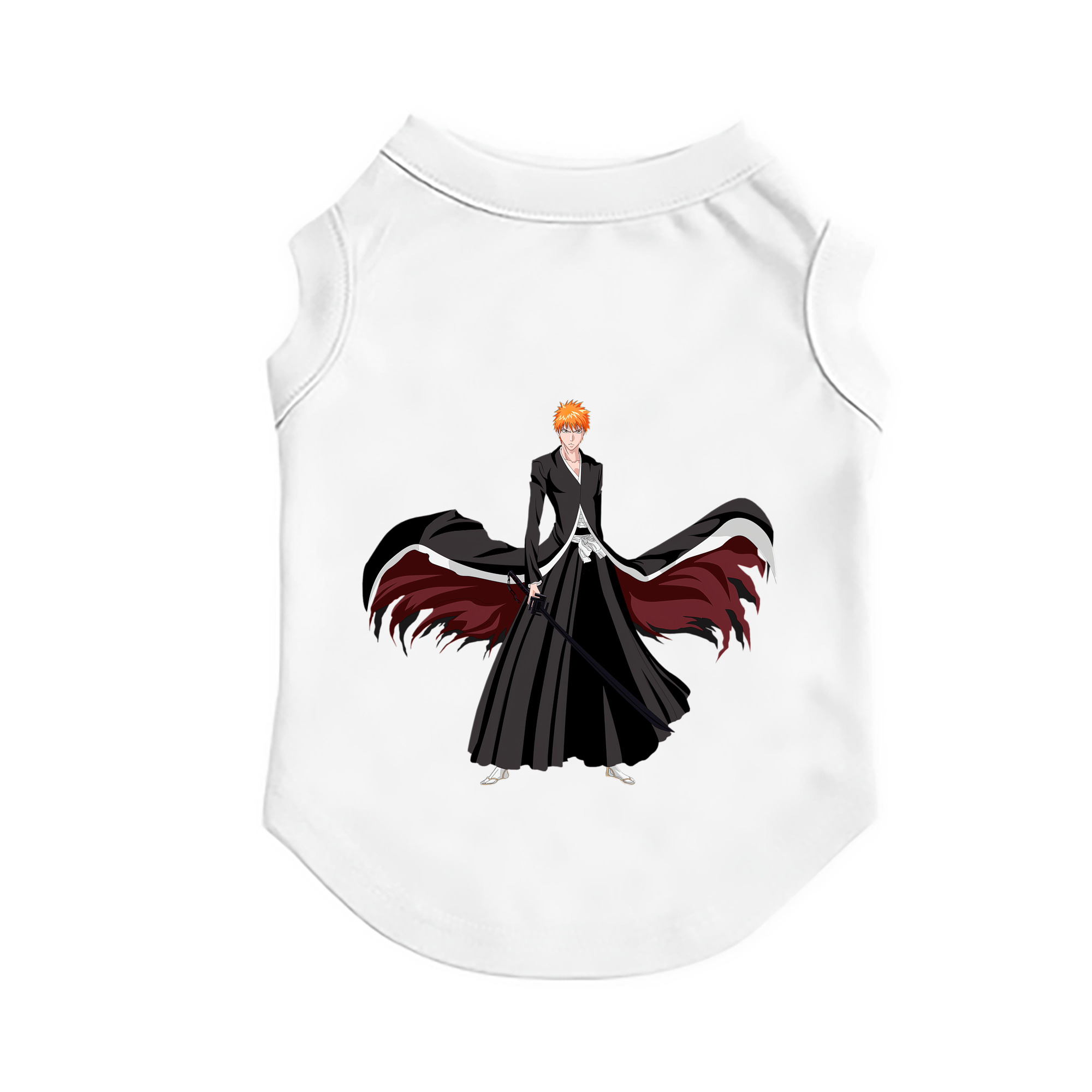 （画像用） ブリーチ 黒崎一護（くろさき いちご）BLEACH Kurosaki Ichigo ペット用ベスト