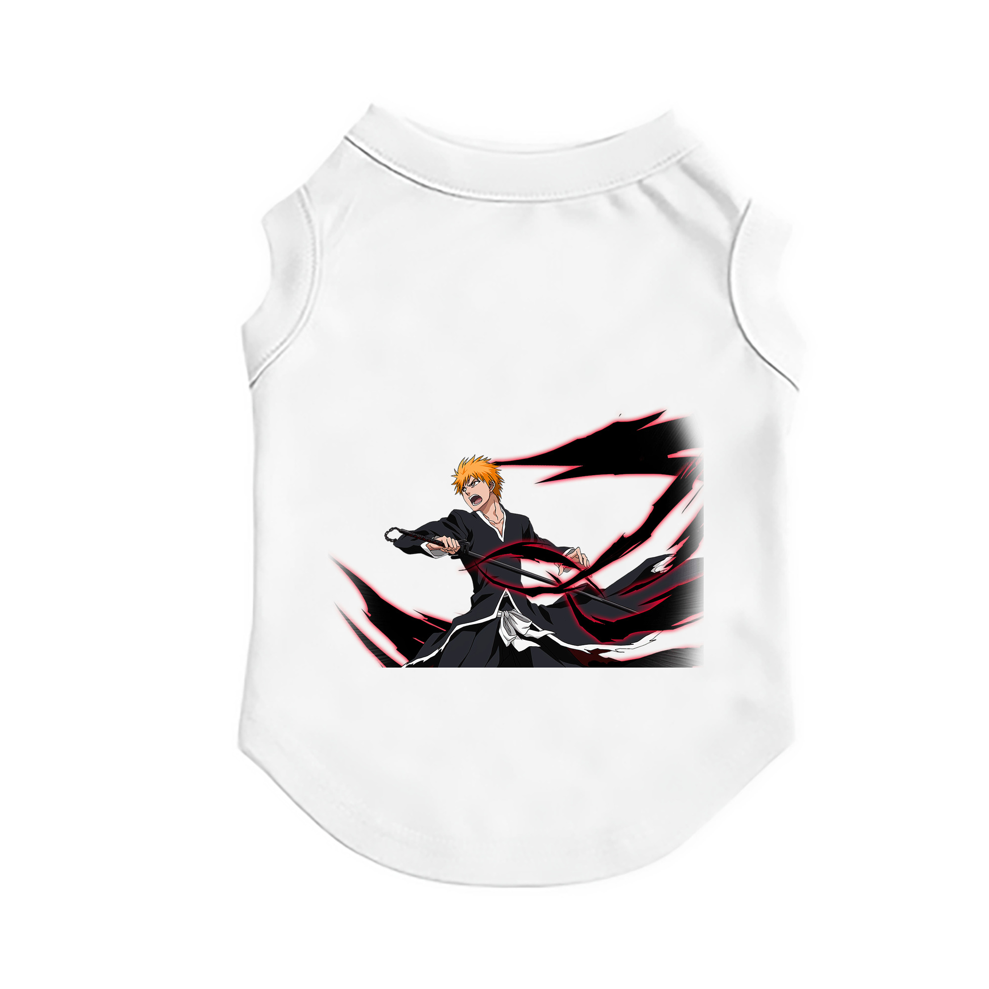 （画像用） ブリーチ 黒崎一護（くろさき いちご）BLEACH Kurosaki Ichigo ペット用ベスト