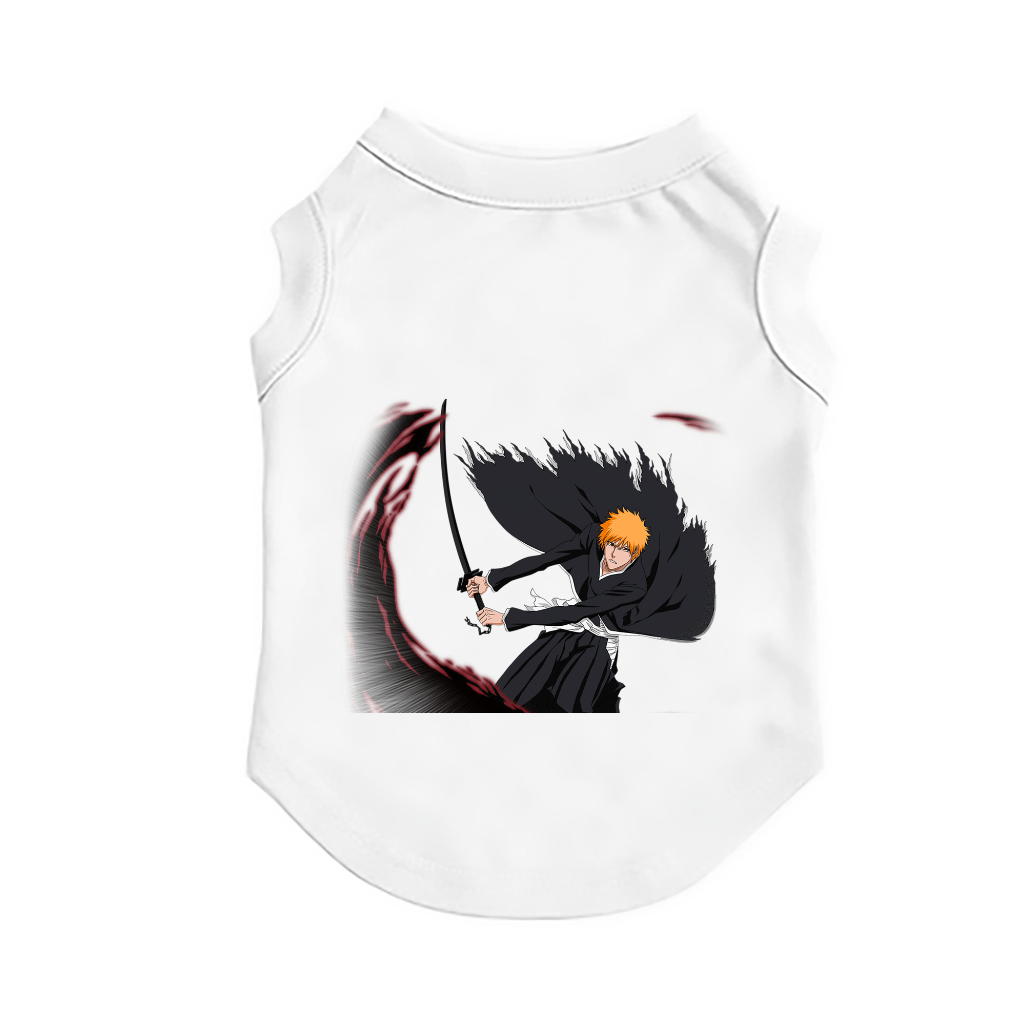 （画像用） ブリーチ 黒崎一護（くろさき いちご）BLEACH Kurosaki Ichigo ペット用ベスト