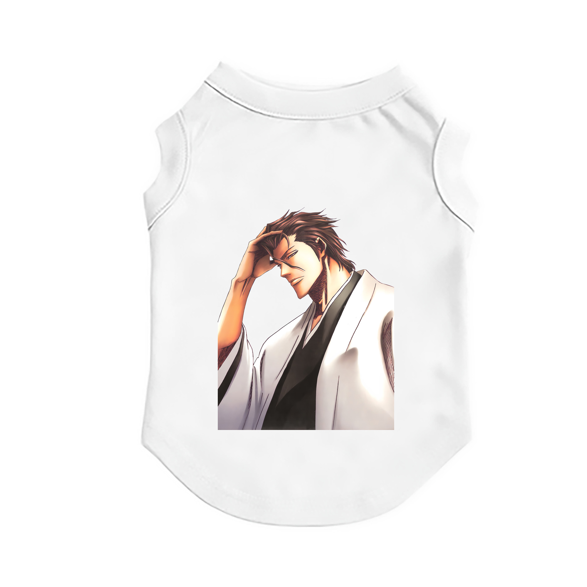 （画像用） ブリーチ 藍染 惣右介（あいぜん そうすけ） BLEACH Aizen Sousuke ペット用ベスト