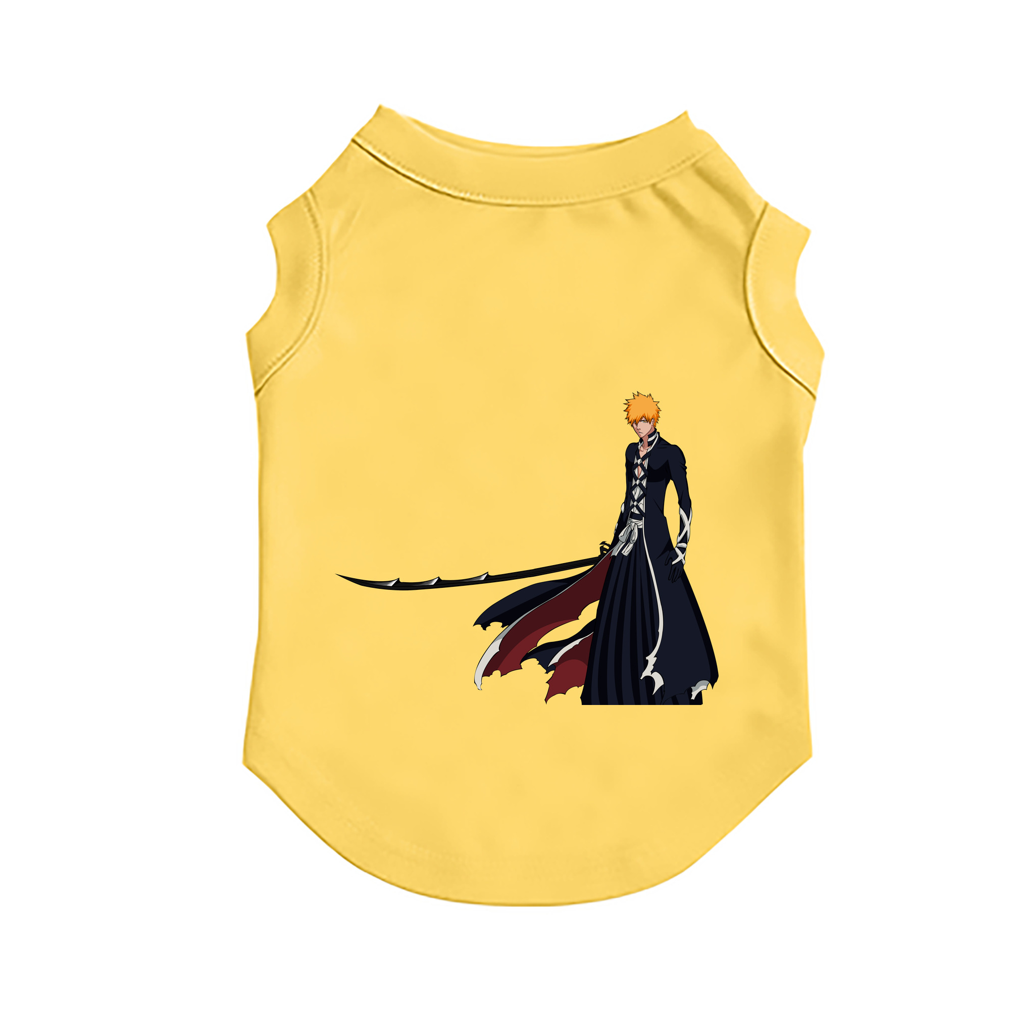 （画像用） ブリーチ 黒崎一護（くろさき いちご）BLEACH Kurosaki Ichigo ペット用ベスト