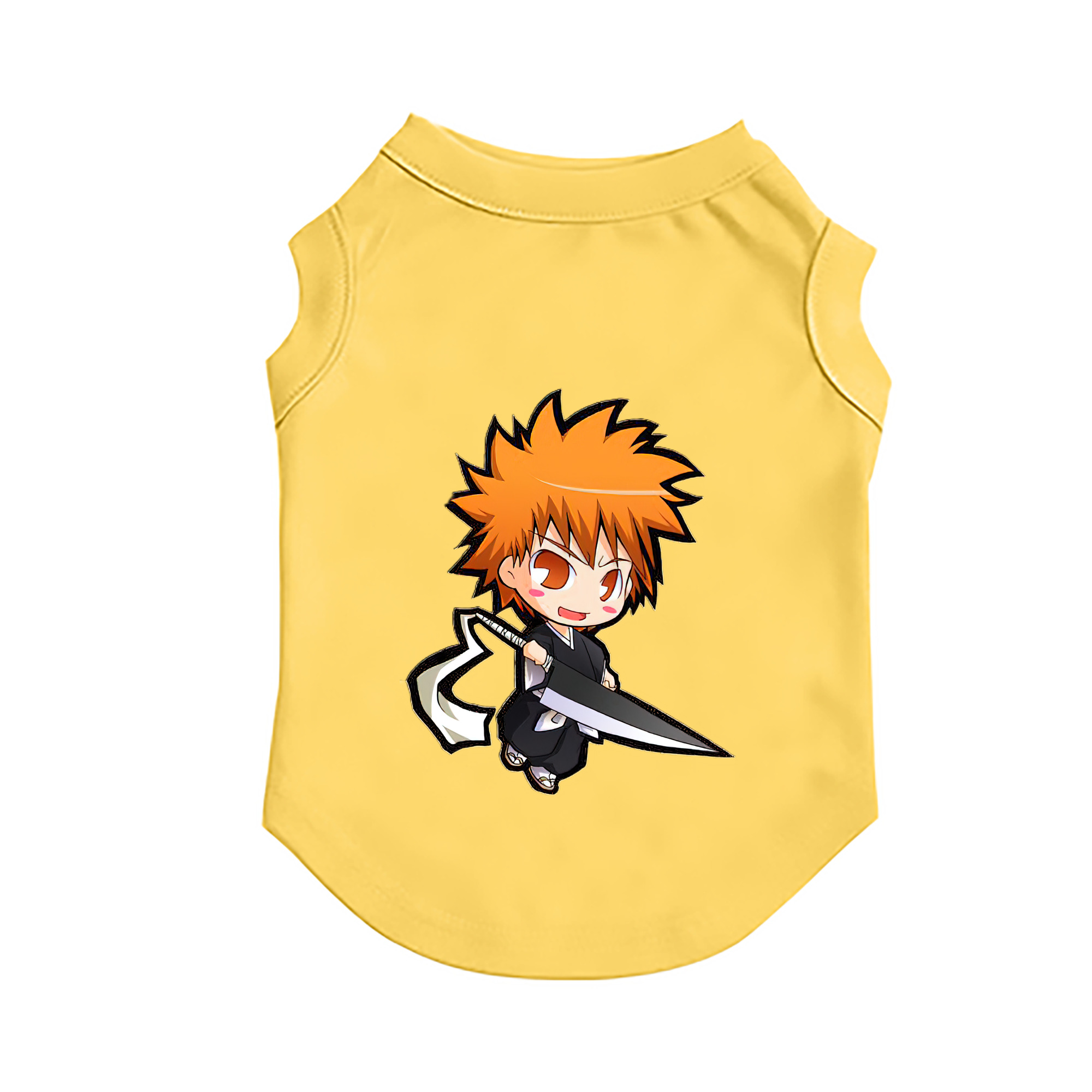 （画像用） ブリーチ 黒崎一護（くろさき いちご）BLEACH Kurosaki Ichigo ペット用ベスト