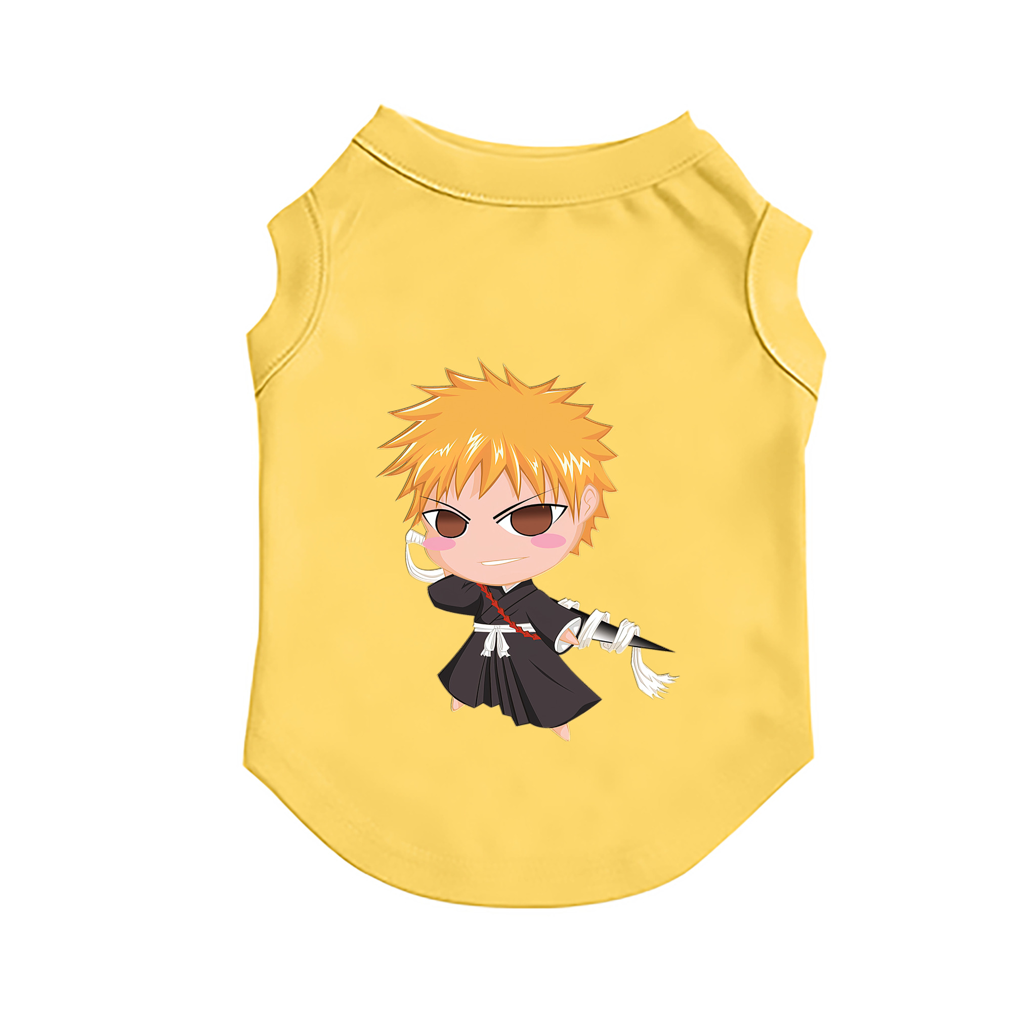 （画像用） ブリーチ 黒崎一護（くろさき いちご）BLEACH Kurosaki Ichigo ペット用ベスト