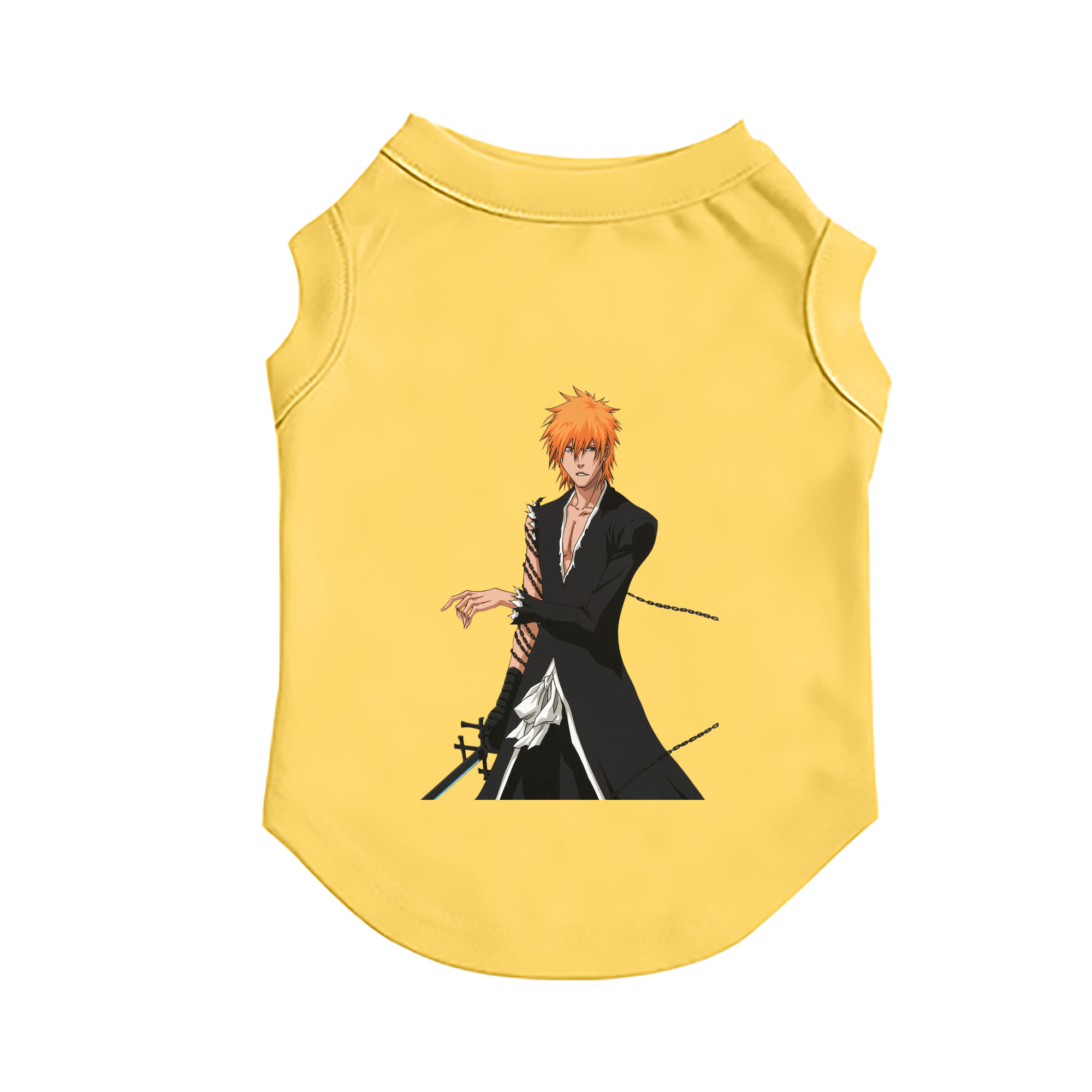 （画像用） ブリーチ 黒崎一護（くろさき いちご）BLEACH Kurosaki Ichigo ペット用ベスト
