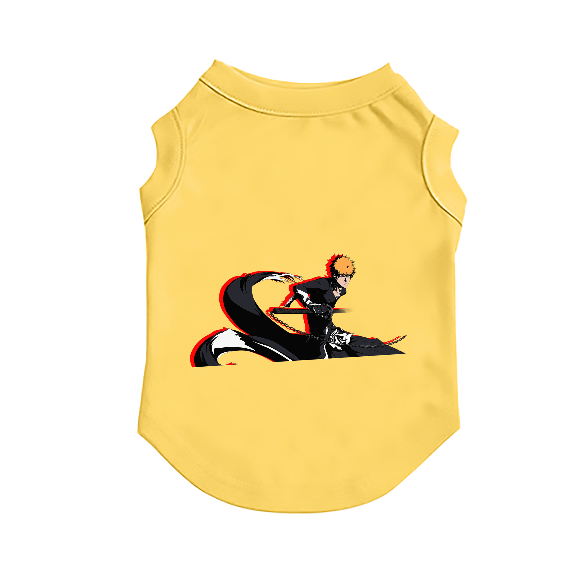 （画像用） ブリーチ 黒崎一護（くろさき いちご）BLEACH Kurosaki Ichigo ペット用ベスト