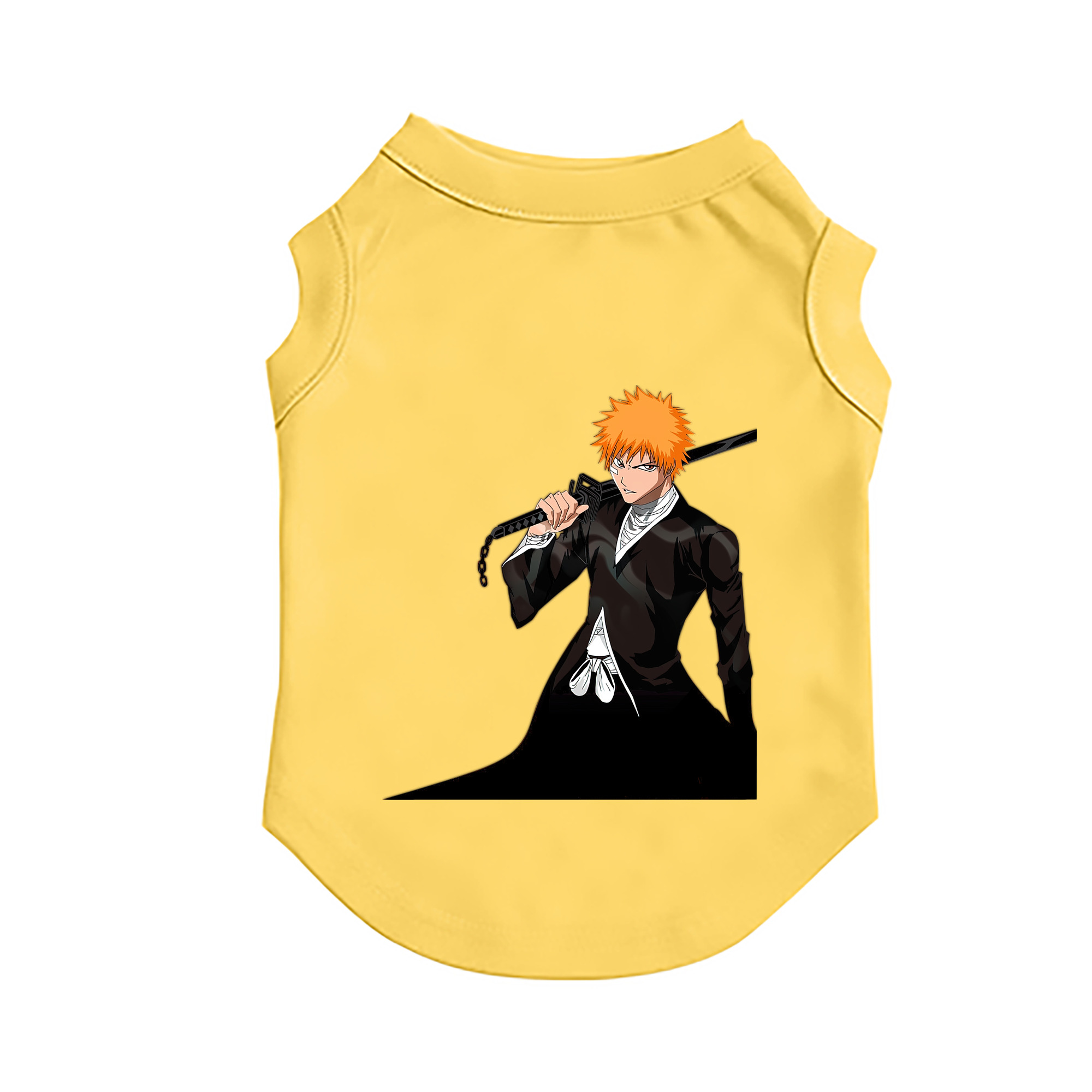 （画像用） ブリーチ 黒崎一護（くろさき いちご）BLEACH Kurosaki Ichigo ペット用ベスト