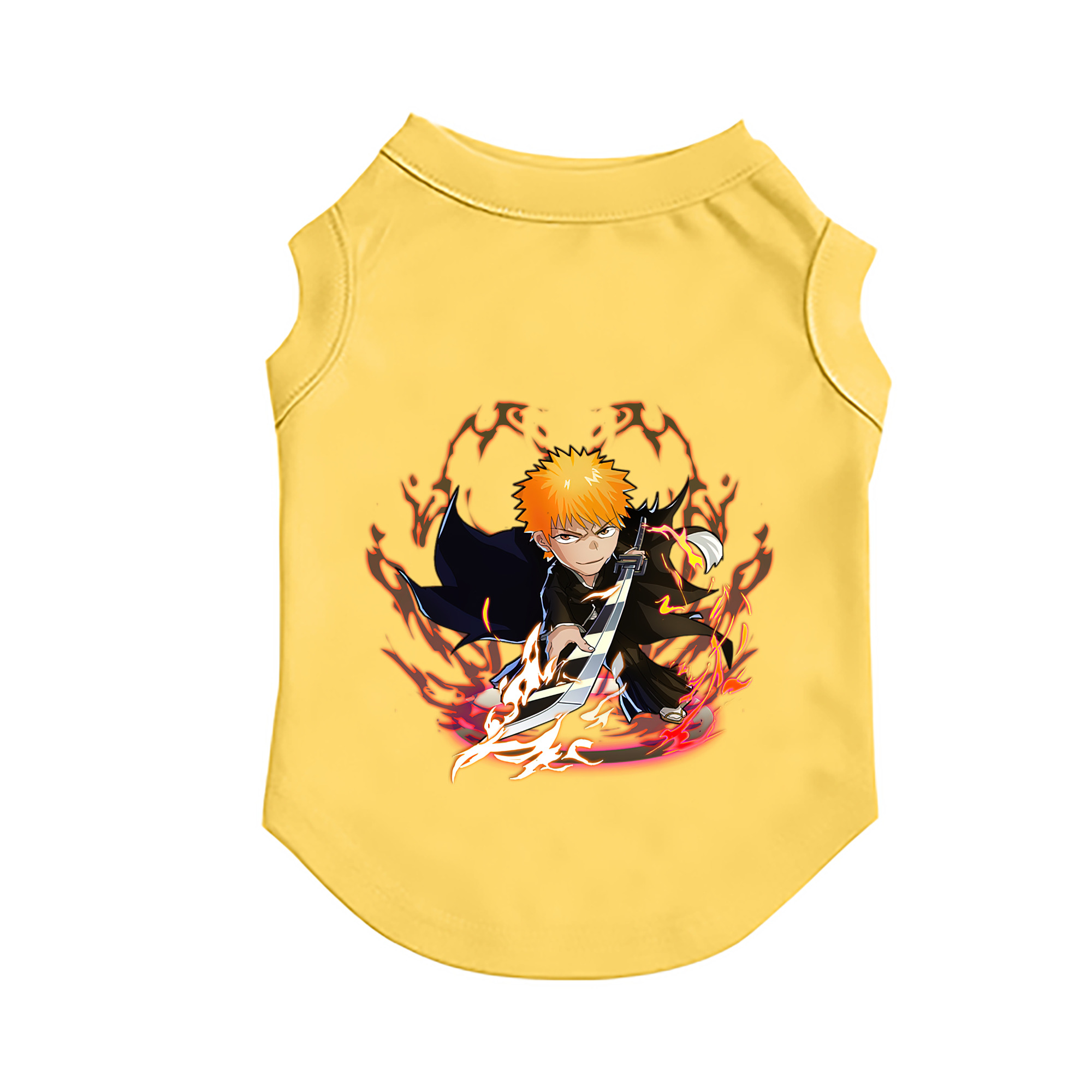 （画像用） ブリーチ 黒崎一護（くろさき いちご）BLEACH Kurosaki Ichigo ペット用ベスト