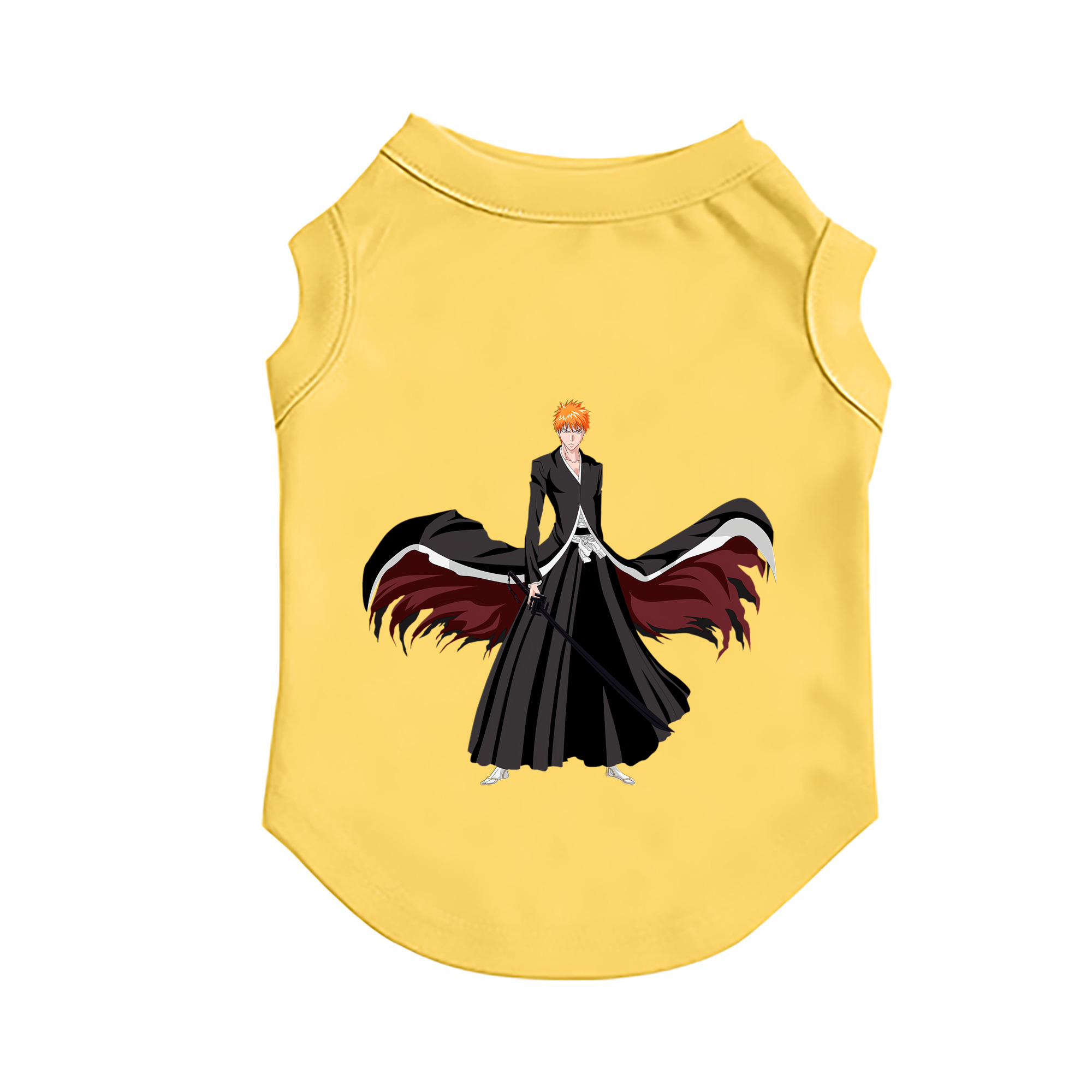 （画像用） ブリーチ 黒崎一護（くろさき いちご）BLEACH Kurosaki Ichigo ペット用ベスト