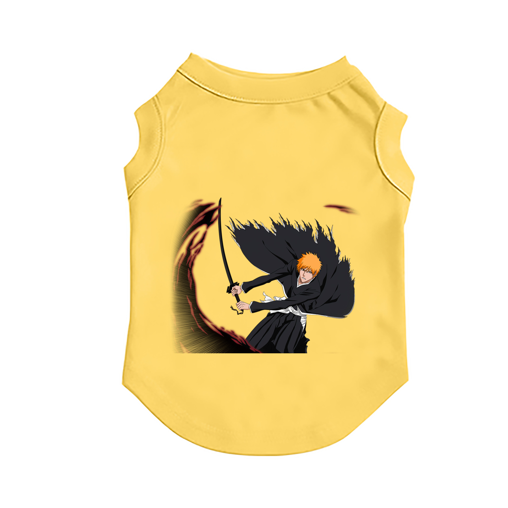 （画像用） ブリーチ 黒崎一護（くろさき いちご）BLEACH Kurosaki Ichigo ペット用ベスト