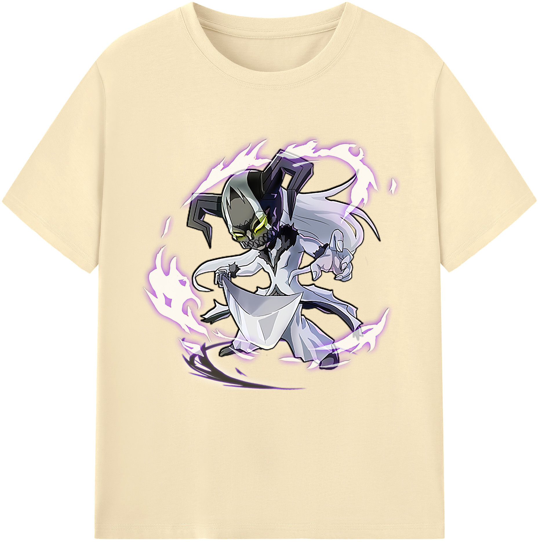 （画像用） ブリーチ 黒崎一護（くろさき いちご）BLEACH Kurosaki Ichigo 綿100％半袖Tシャツ（フロントプリント）