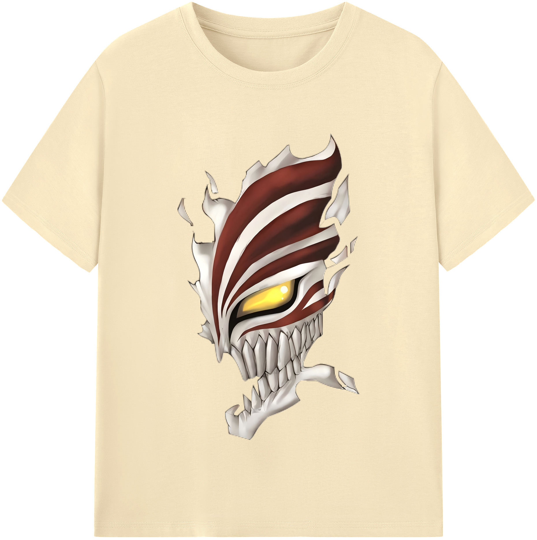 （画像用） ブリーチ 黒崎一護（くろさき いちご）BLEACH Kurosaki Ichigo 綿100％半袖Tシャツ（フロントプリント）