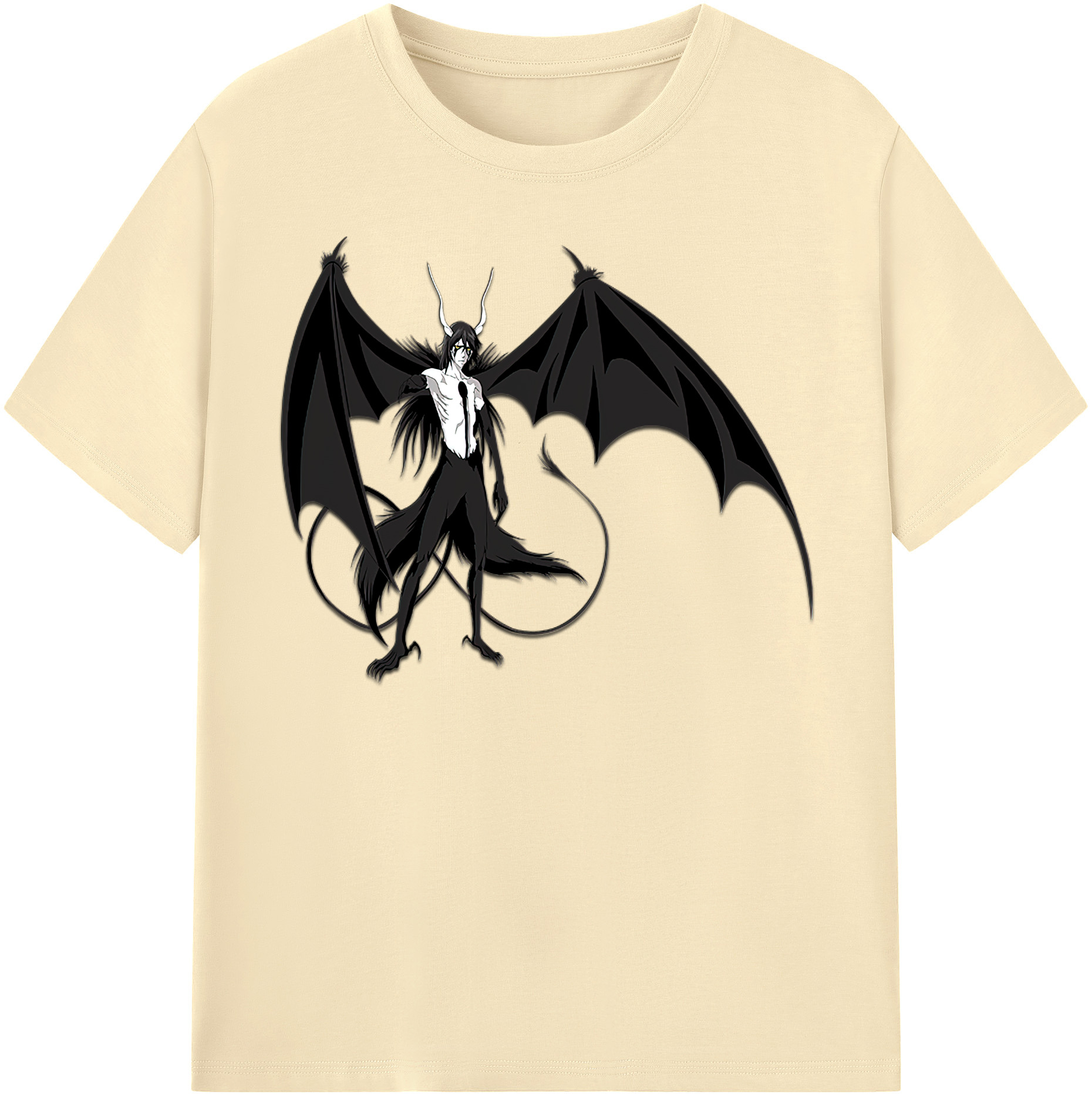 （画像用） ブリーチ ウルキオラ·シファー BLEACH Ulquiorra cifer 綿100％半袖Tシャツ（フロントプリント）