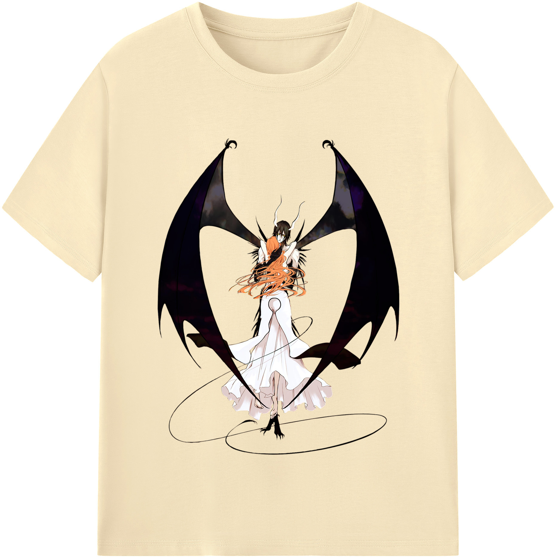 （画像用） ブリーチ ウルキオラ·シファー BLEACH Ulquiorra cifer 綿100％半袖Tシャツ（フロントプリント）