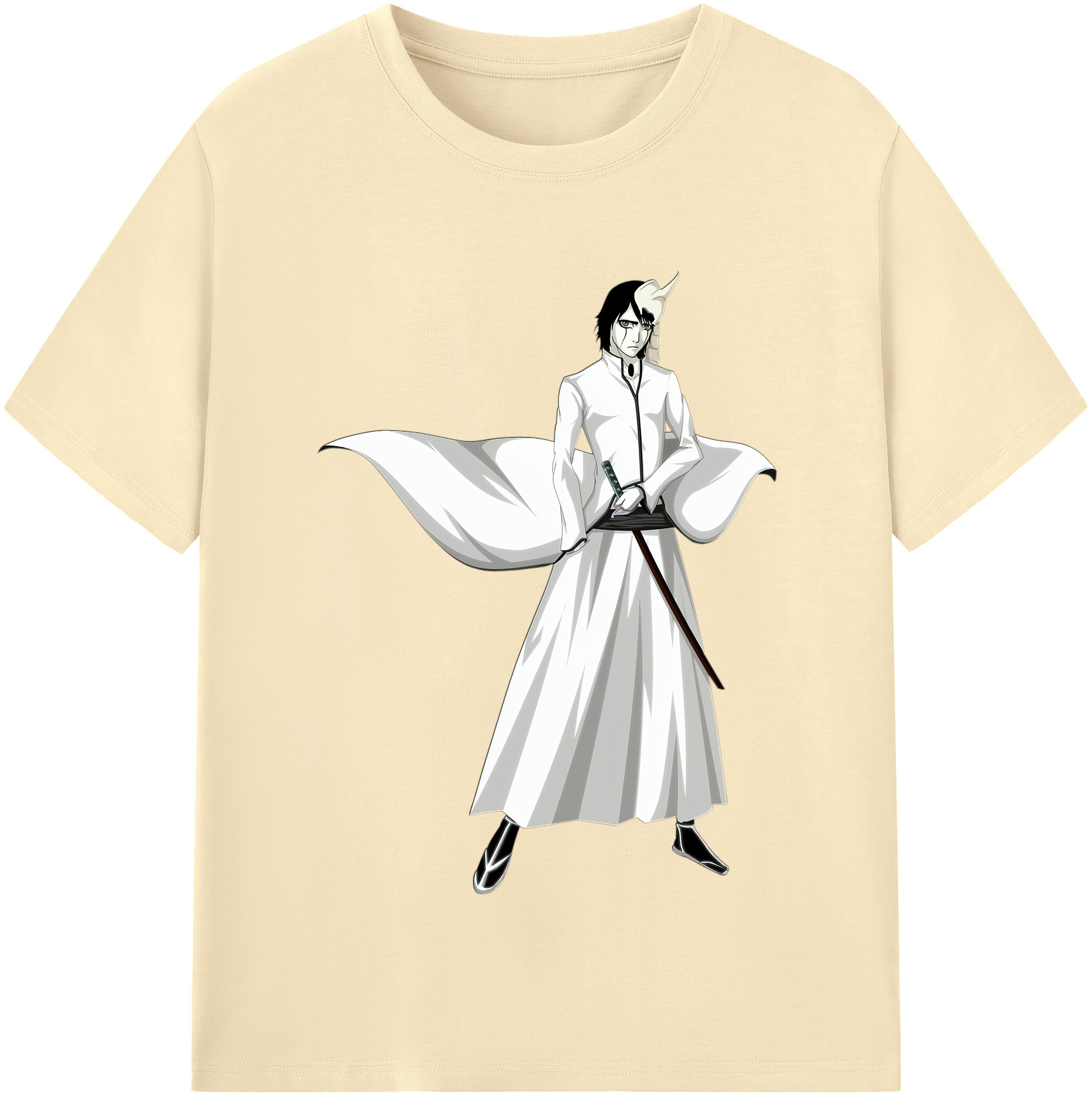 （画像用） ブリーチ ウルキオラ·シファー BLEACH Ulquiorra cifer 綿100％半袖Tシャツ（フロントプリント）