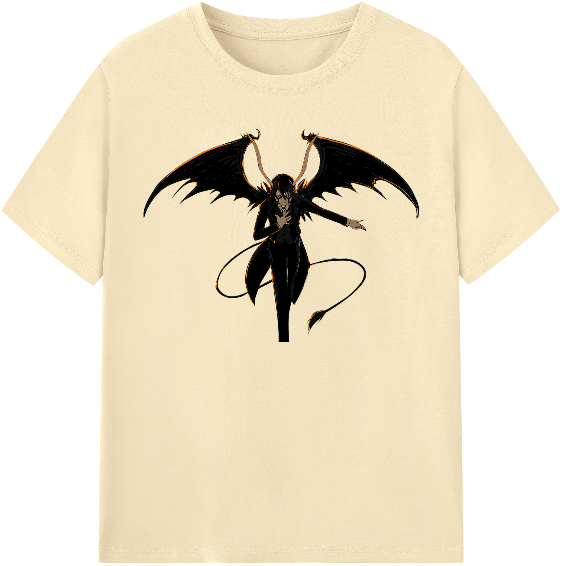 （画像用） ブリーチ ウルキオラ·シファー BLEACH Ulquiorra cifer 綿100％半袖Tシャツ（フロントプリント）
