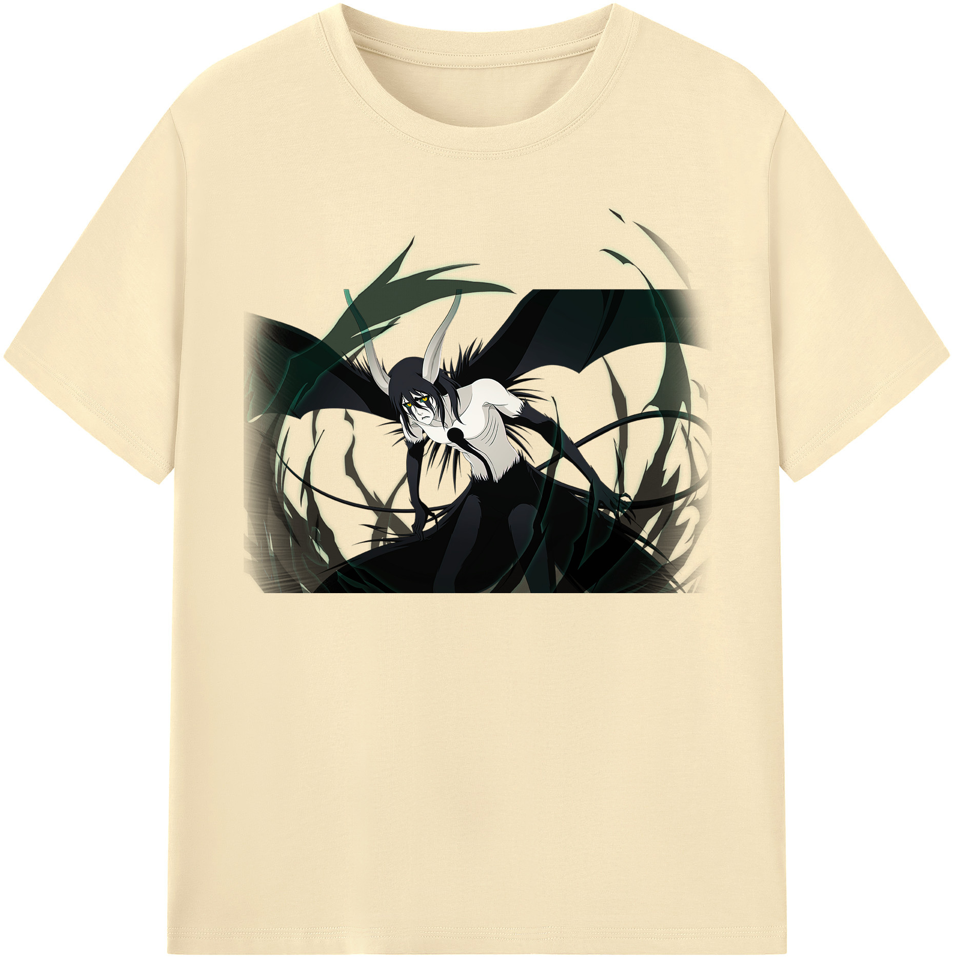 （画像用） ブリーチ ウルキオラ·シファー BLEACH Ulquiorra cifer 綿100％半袖Tシャツ（フロントプリント）