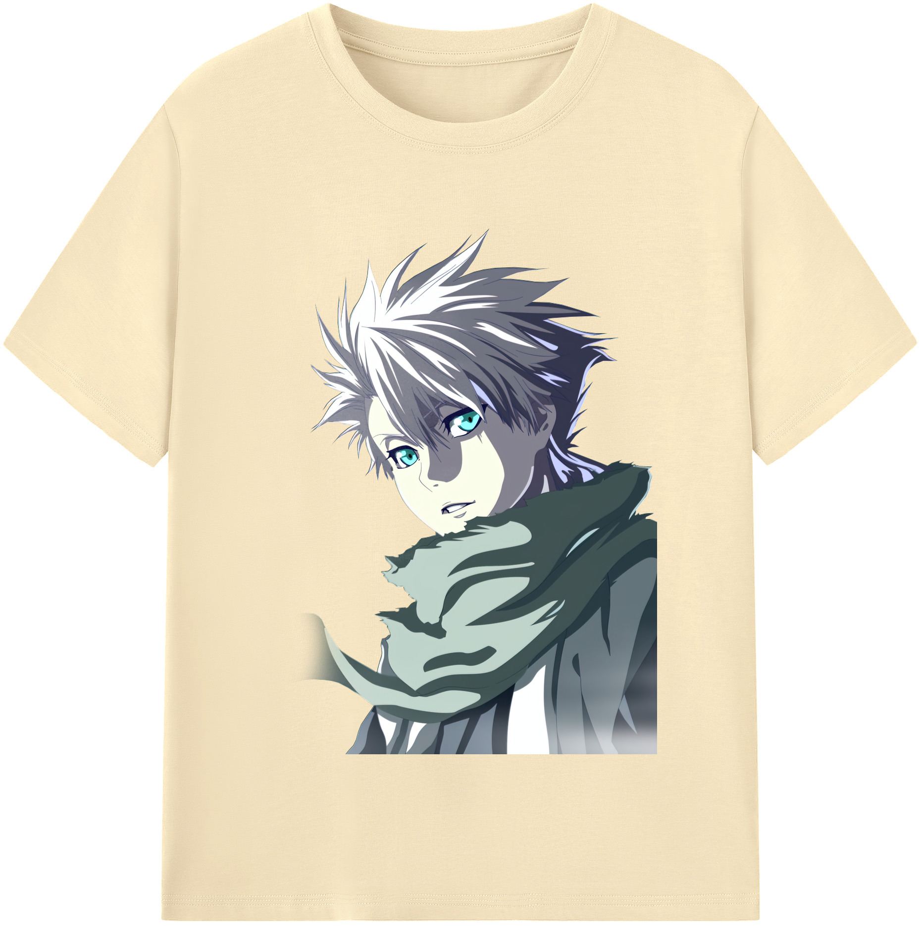 （画像用） ブリーチ 日番谷冬獅郎（ひつがや とうしろう） BLEACH Hitsugaya Toushirou 綿100％半袖Tシャツ（フロントプリント）