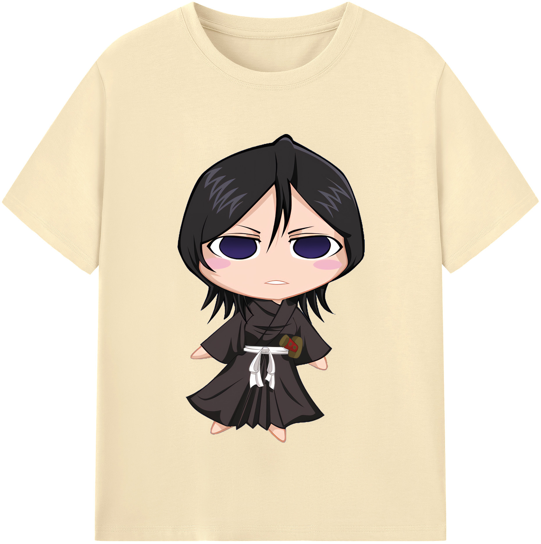 （画像用） ブリーチ 朽木ルキア BLEACH Kuchiki Rukia 綿100％半袖Tシャツ（フロントプリント）