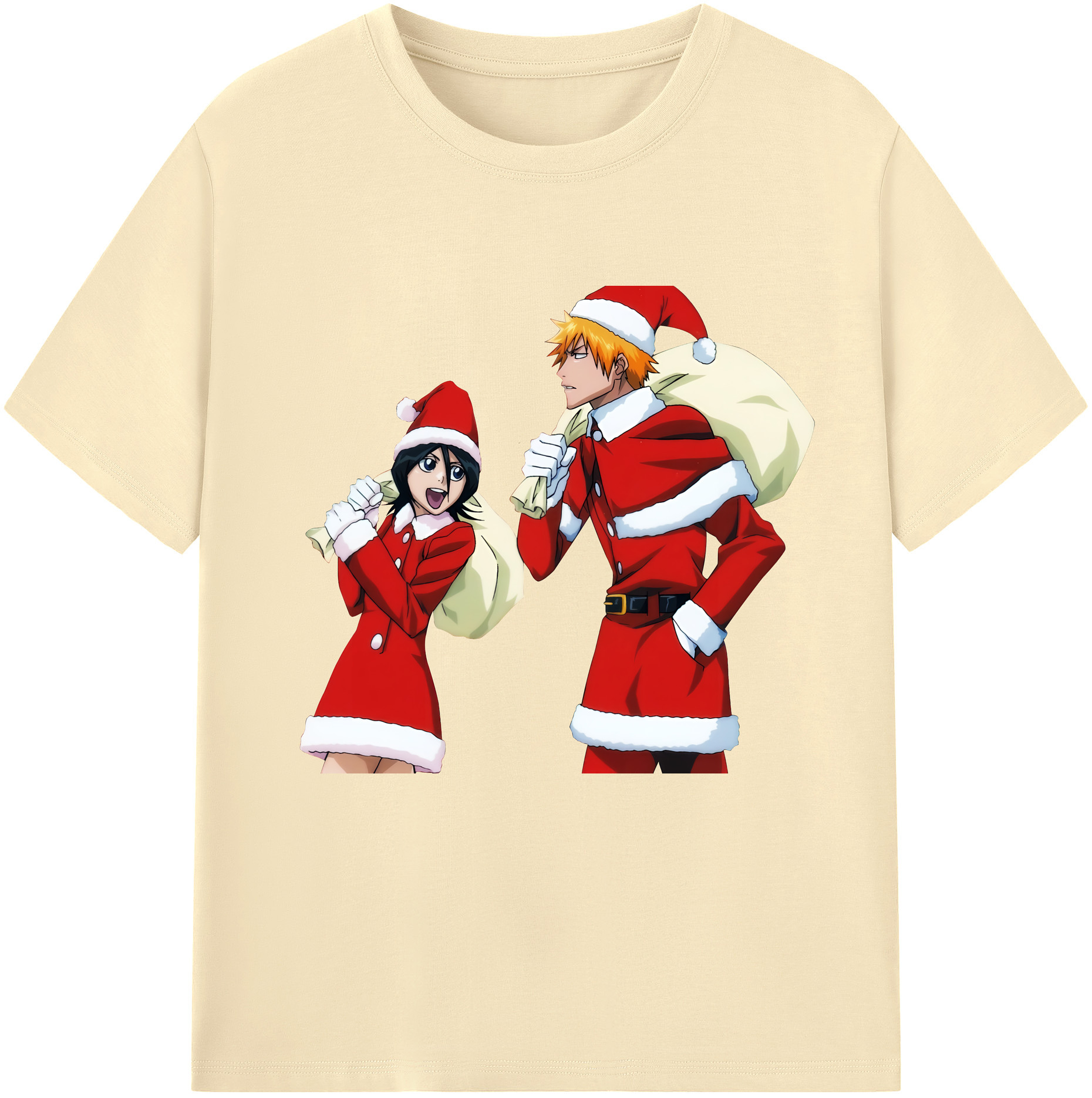 （画像用） ブリーチ 朽木ルキア BLEACH Kuchiki Rukia 綿100％半袖Tシャツ（フロントプリント）