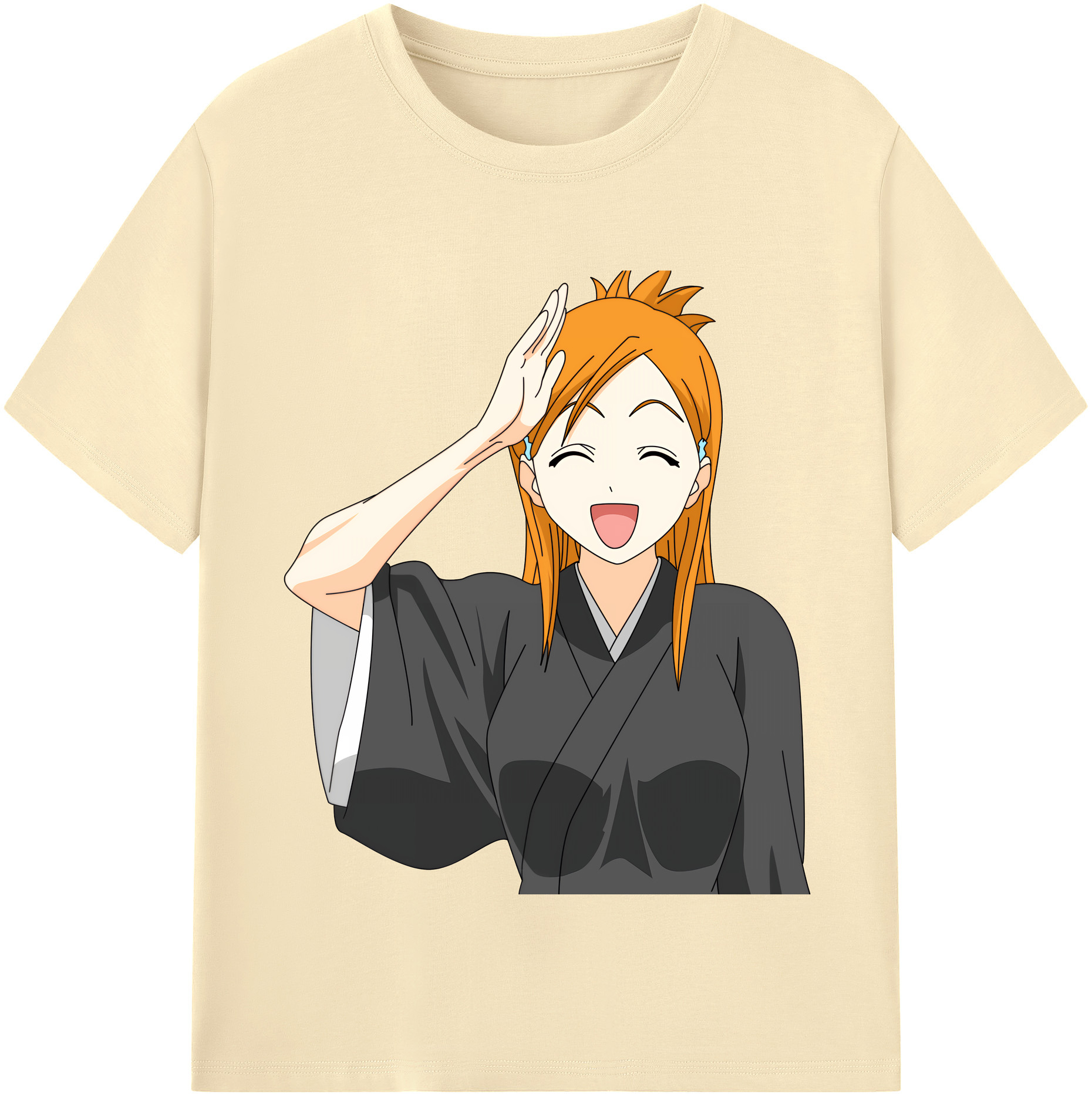 （画像用） ブリーチ 井上織姫（いのうえおりひめ） BLEACH Inoue Orihime 綿100％半袖Tシャツ（フロントプリント）