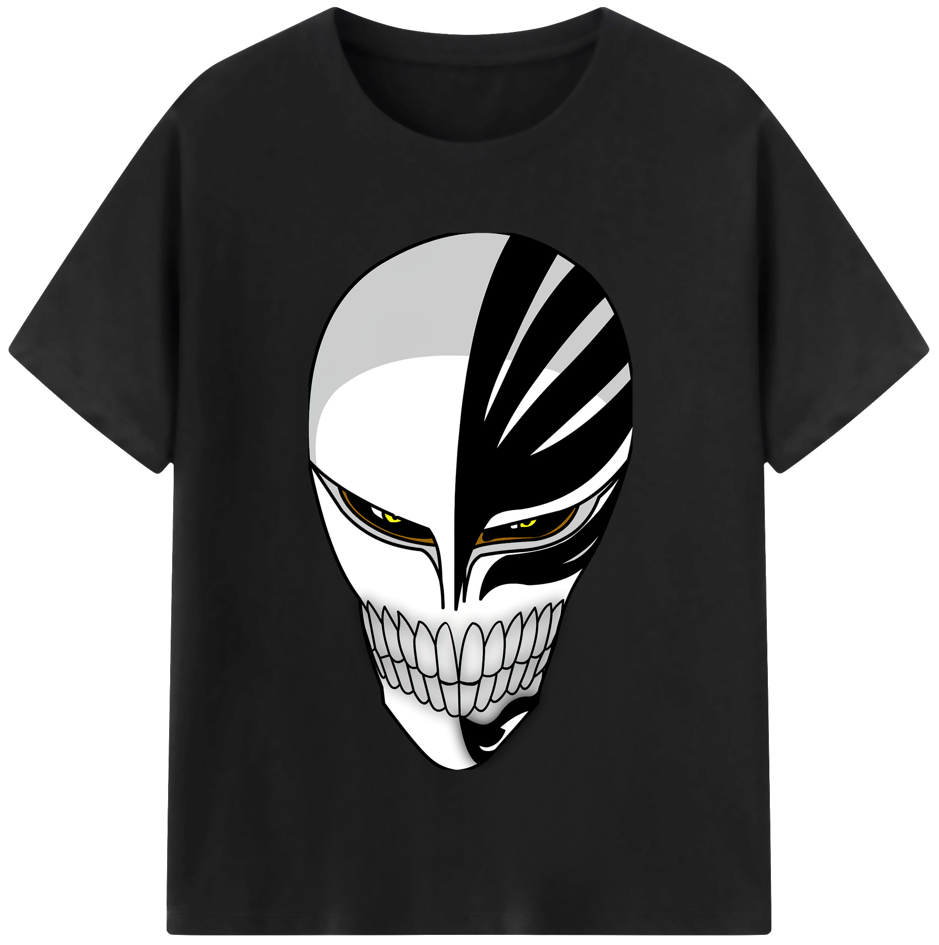 （画像用） ブリーチ 黒崎一護（くろさき いちご）BLEACH Kurosaki Ichigo 綿100％半袖Tシャツ（フロントプリント）