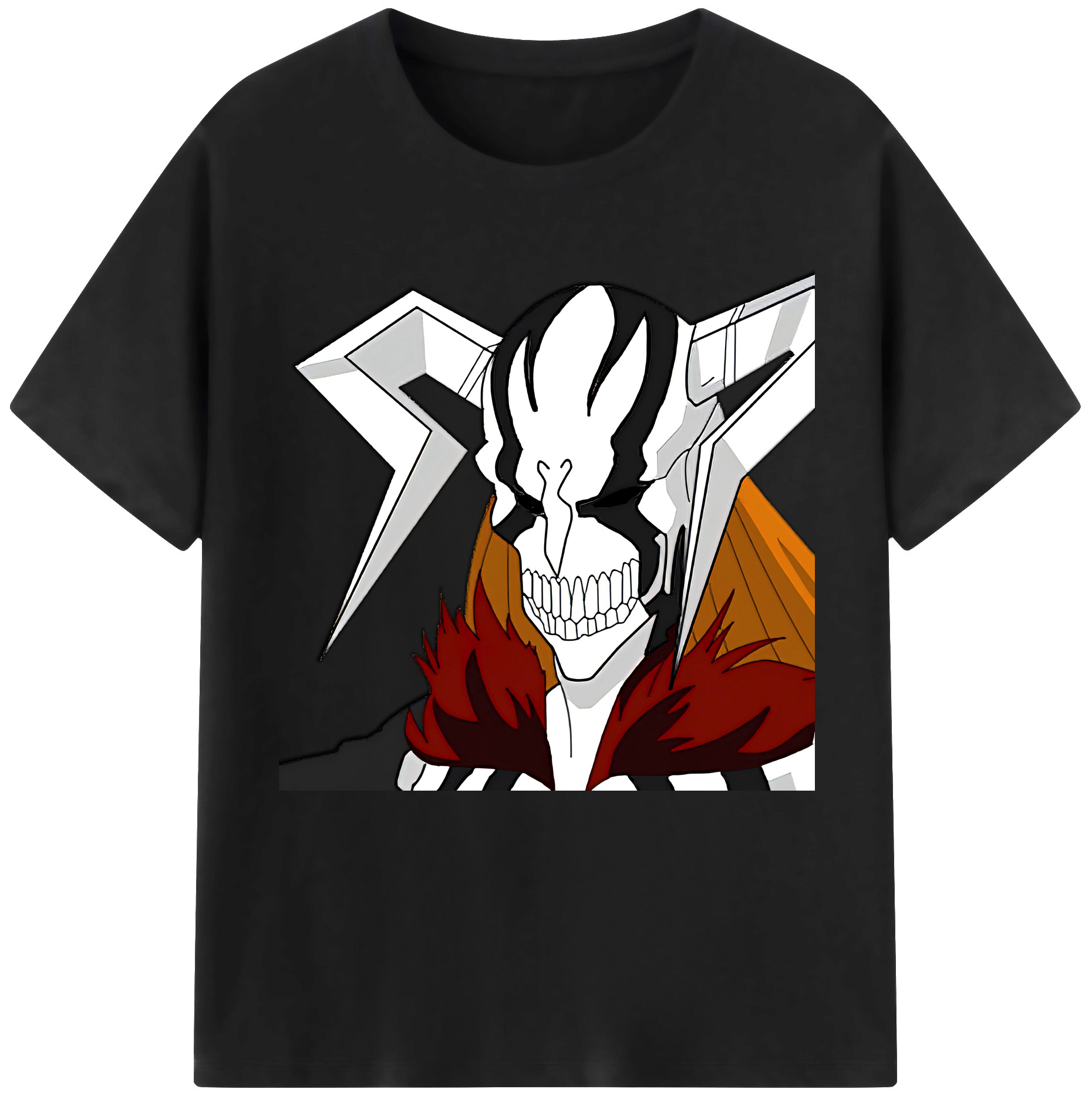 （画像用） ブリーチ 黒崎一護（くろさき いちご）BLEACH Kurosaki Ichigo 綿100％半袖Tシャツ（フロントプリント）