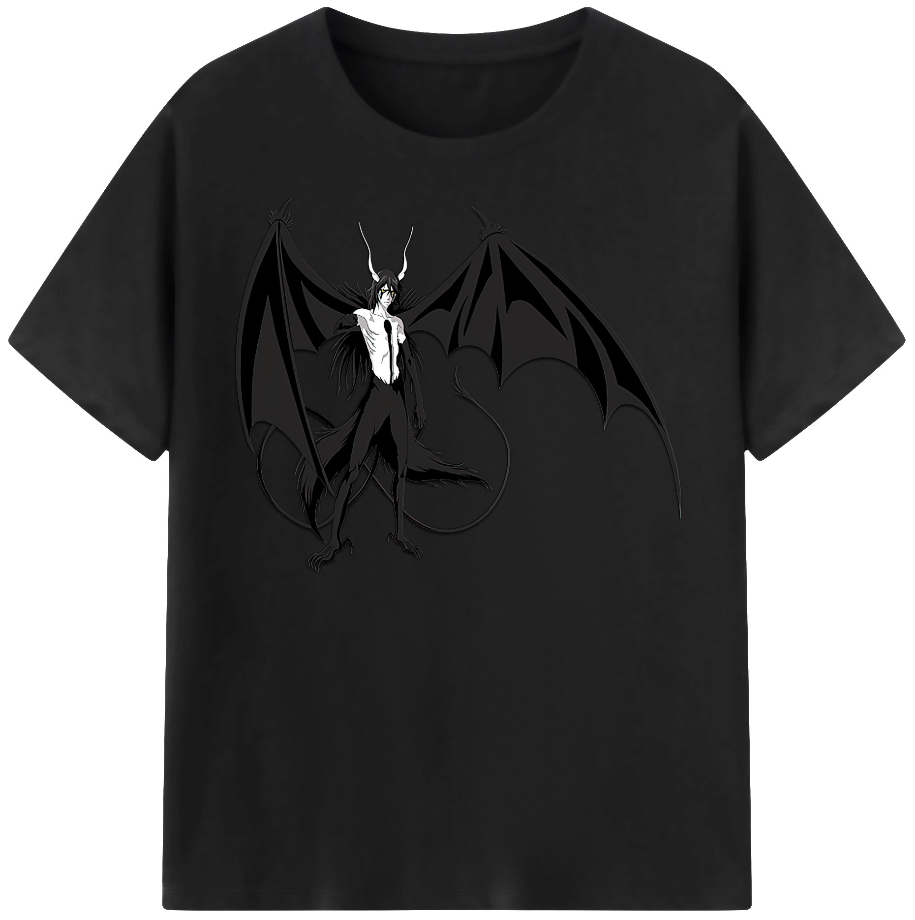（画像用） ブリーチ ウルキオラ·シファー BLEACH Ulquiorra cifer 綿100％半袖Tシャツ（フロントプリント）