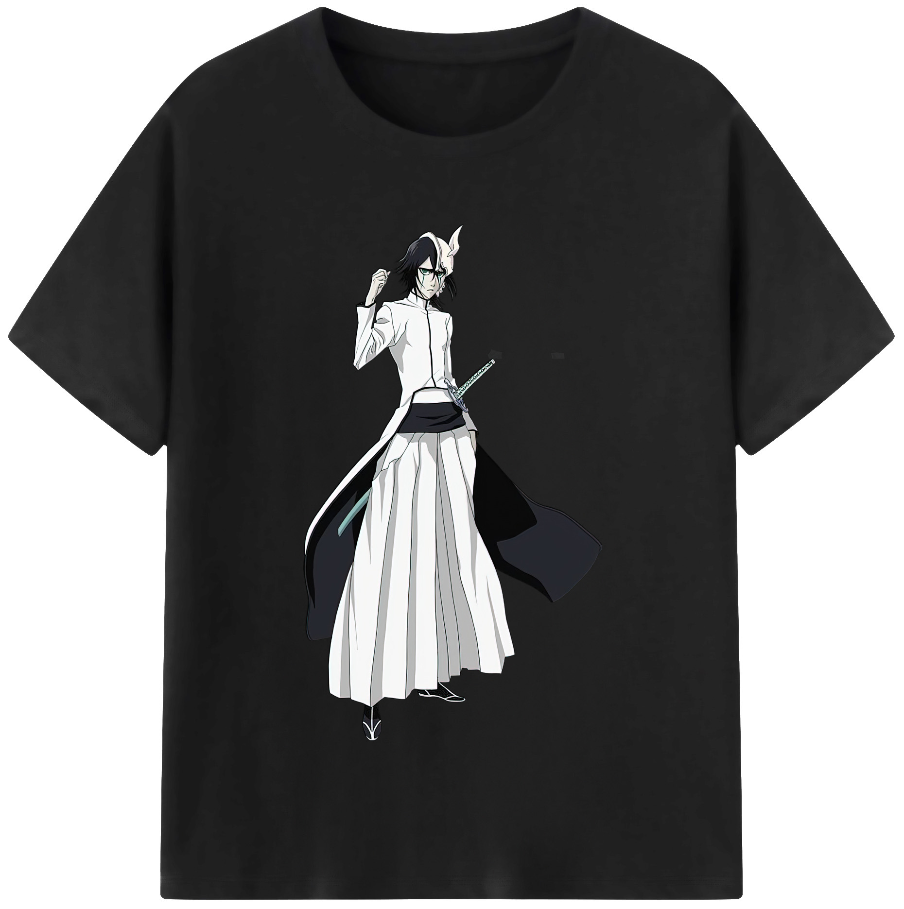 （画像用） ブリーチ ウルキオラ·シファー BLEACH Ulquiorra cifer 綿100％半袖Tシャツ（フロントプリント）
