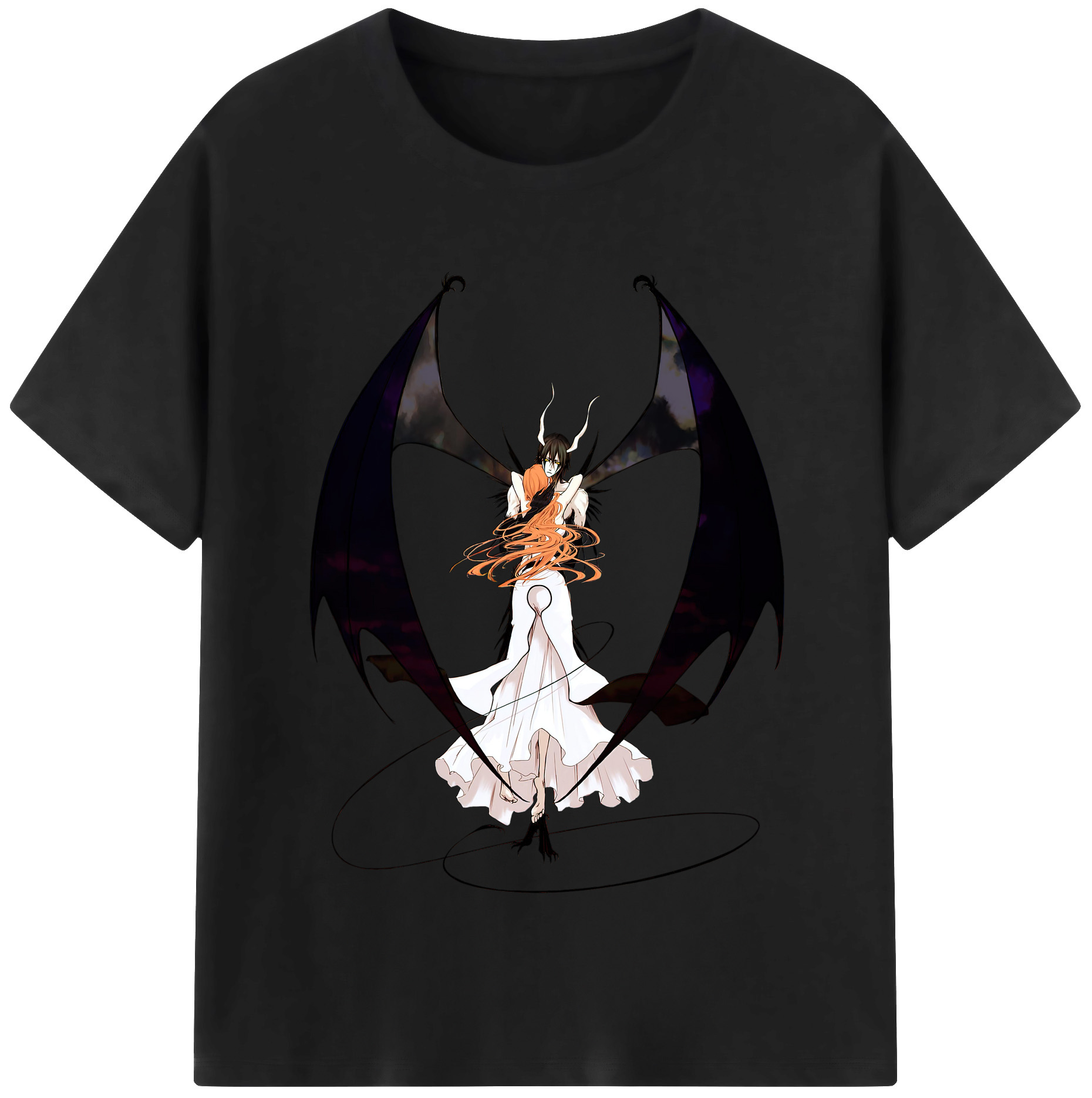 （画像用） ブリーチ ウルキオラ·シファー BLEACH Ulquiorra cifer 綿100％半袖Tシャツ（フロントプリント）