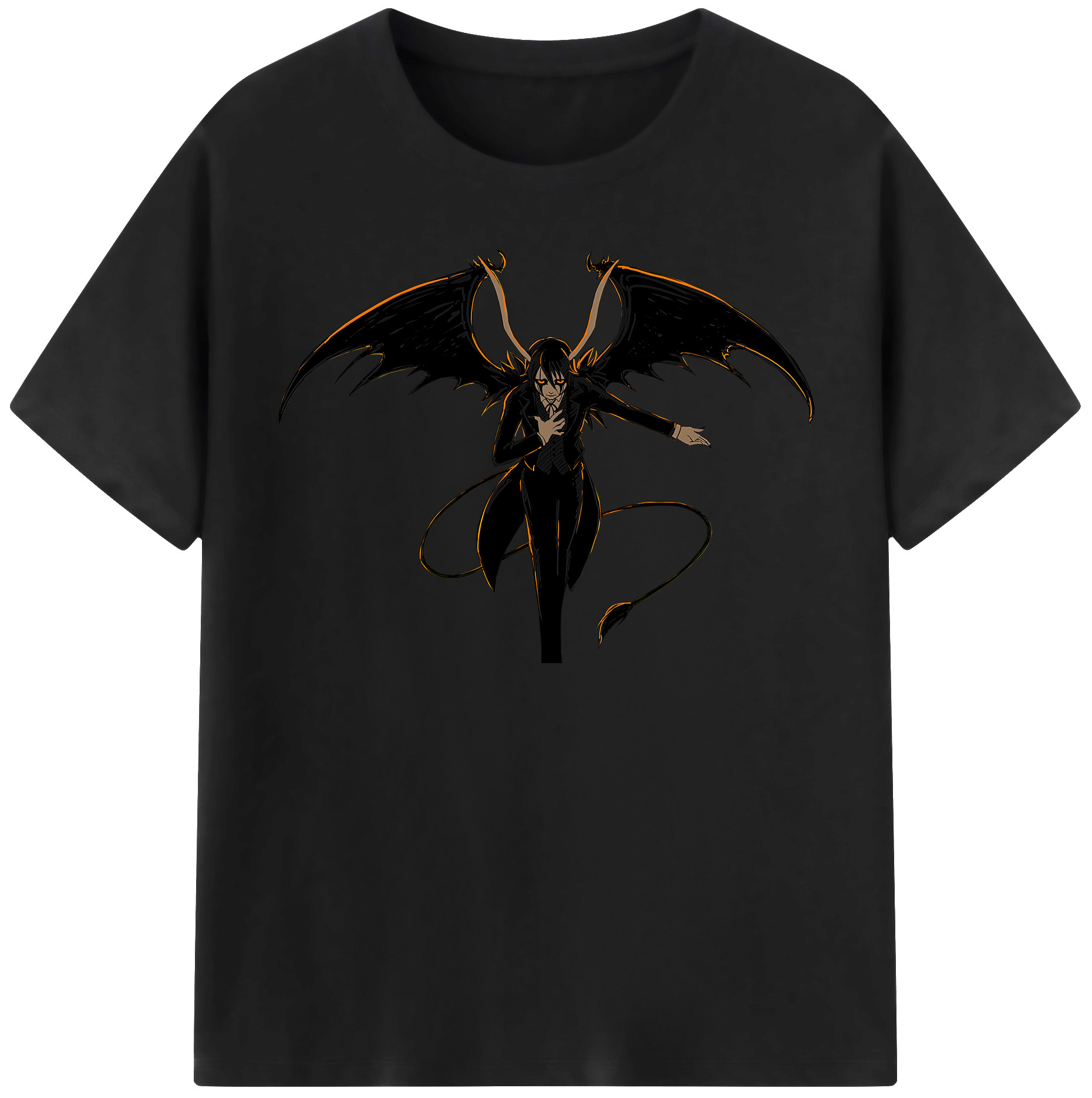 （画像用） ブリーチ ウルキオラ·シファー BLEACH Ulquiorra cifer 綿100％半袖Tシャツ（フロントプリント）