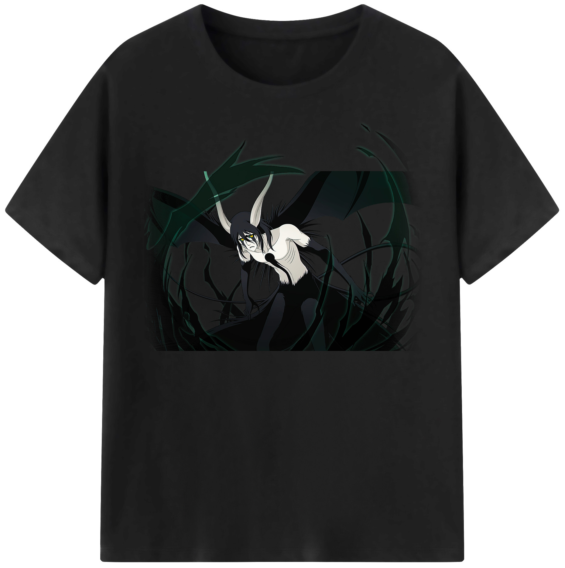 （画像用） ブリーチ ウルキオラ·シファー BLEACH Ulquiorra cifer 綿100％半袖Tシャツ（フロントプリント）