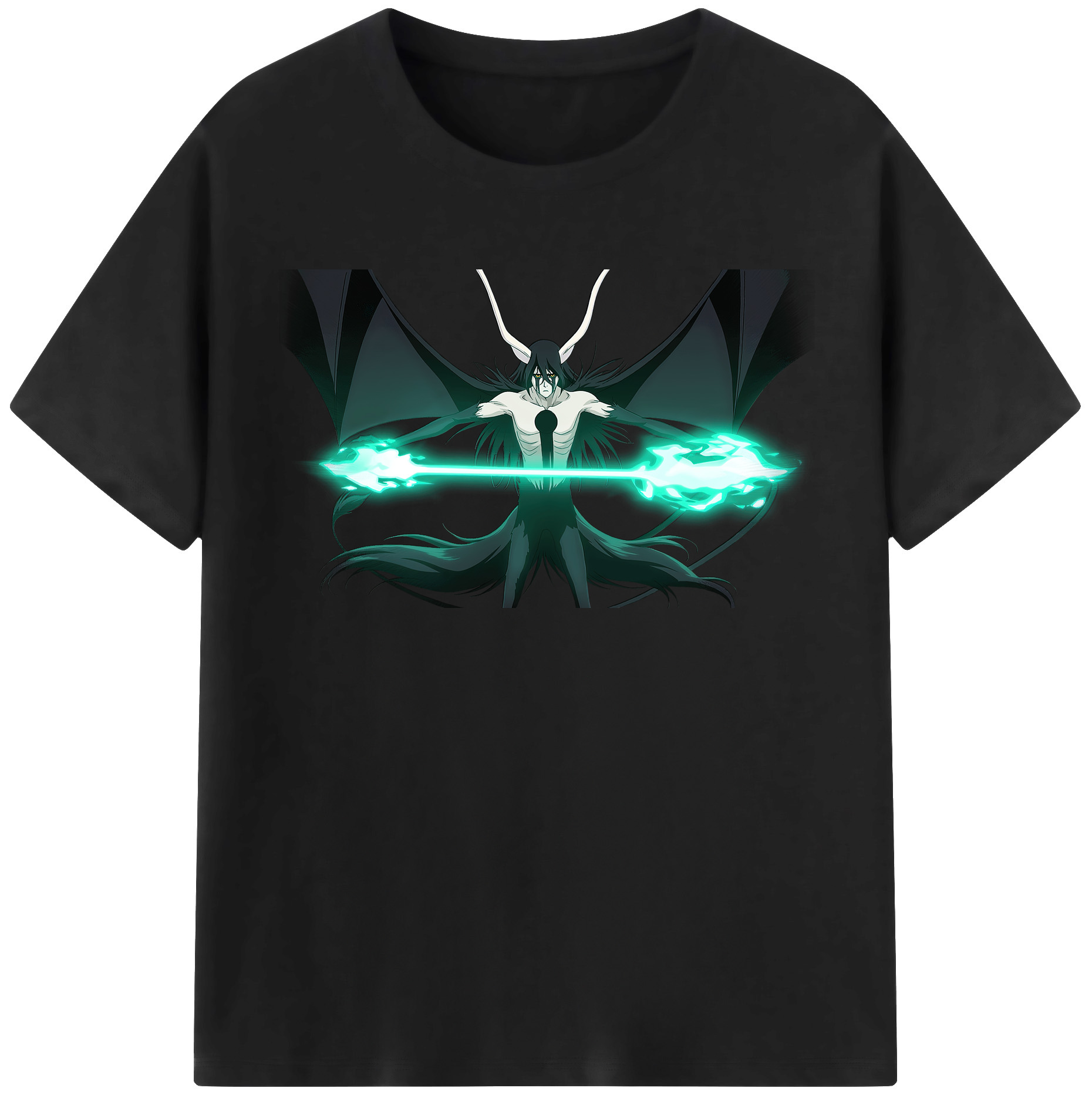 （画像用） ブリーチ ウルキオラ·シファー BLEACH Ulquiorra cifer 綿100％半袖Tシャツ（フロントプリント）