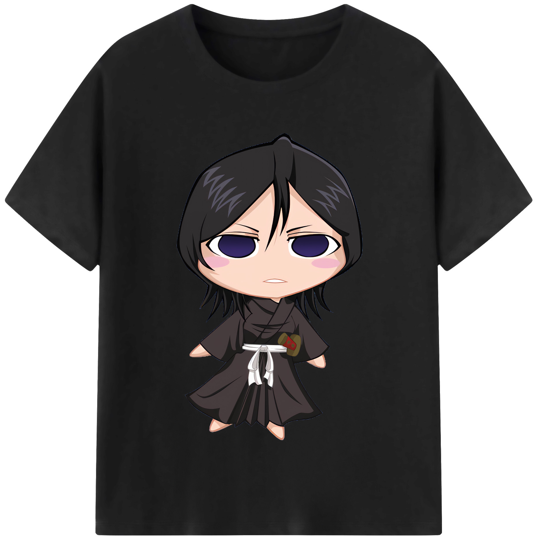 （画像用） ブリーチ 朽木ルキア BLEACH Kuchiki Rukia 綿100％半袖Tシャツ（フロントプリント）