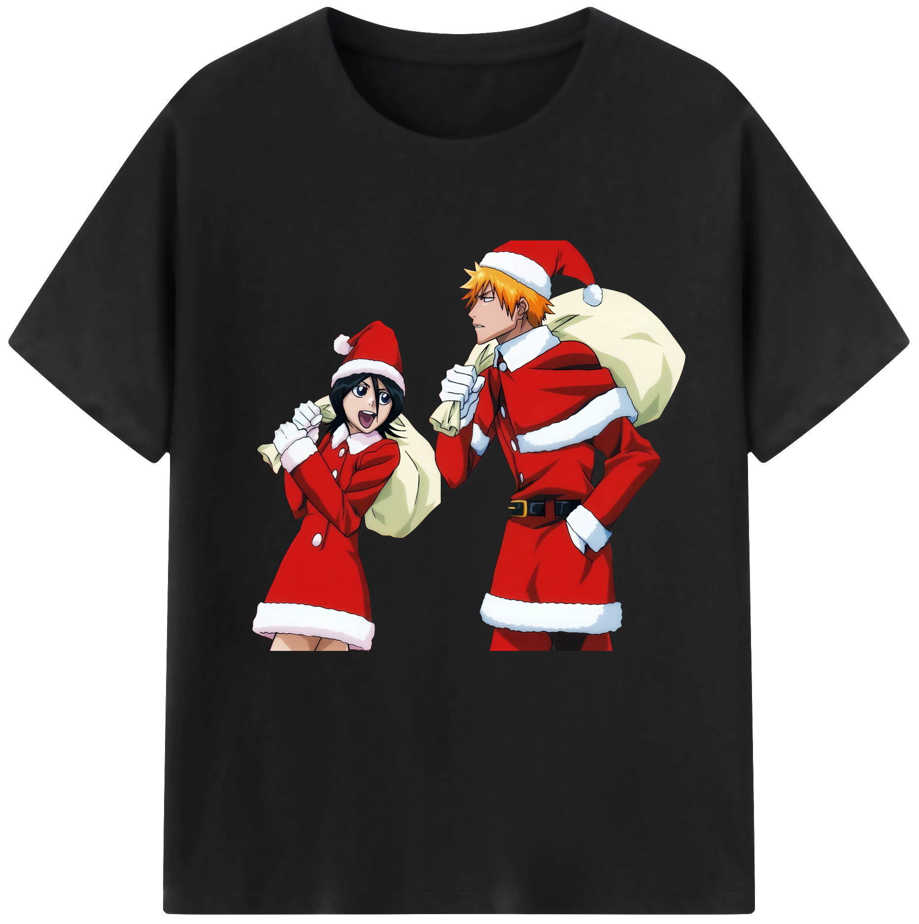 （画像用） ブリーチ 朽木ルキア BLEACH Kuchiki Rukia 綿100％半袖Tシャツ（フロントプリント）