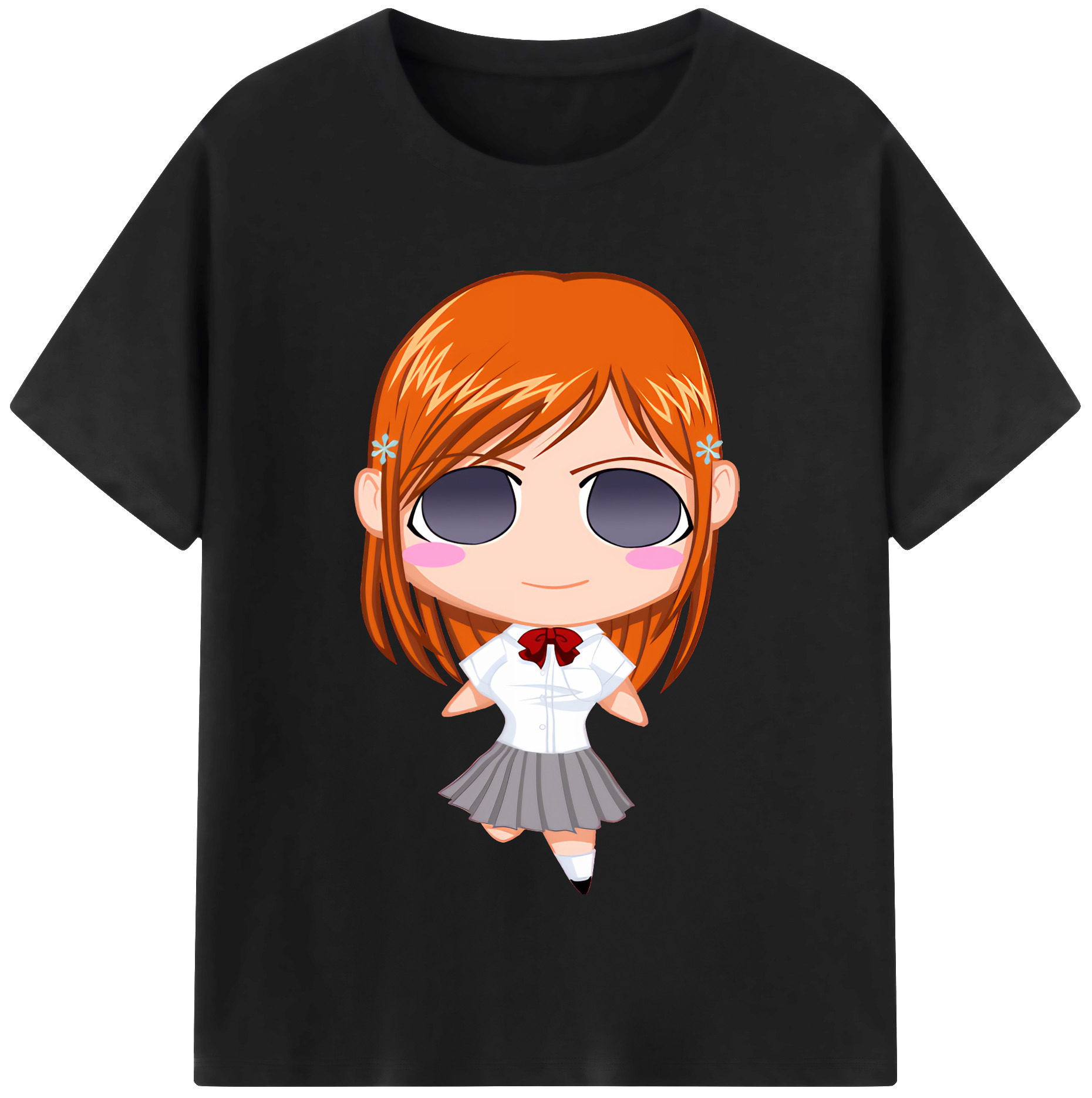 （画像用） ブリーチ 井上織姫（いのうえおりひめ） BLEACH Inoue Orihime 綿100％半袖Tシャツ（フロントプリント）