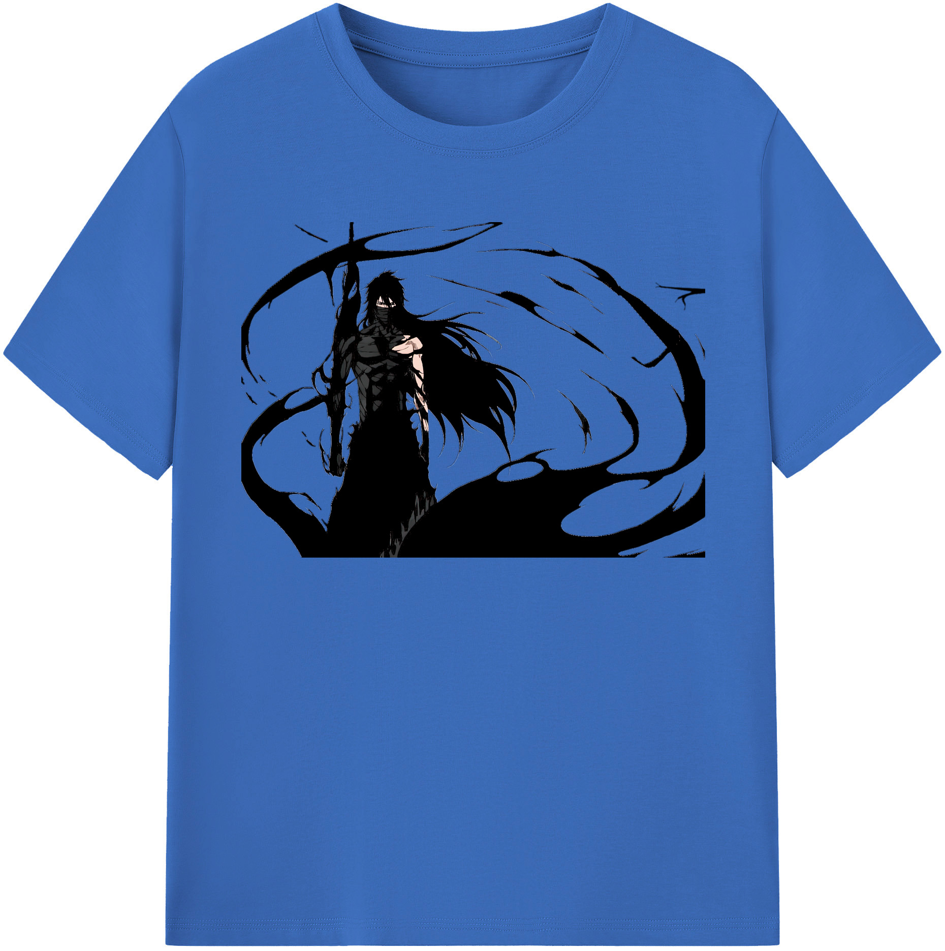 （画像用） ブリーチ 黒崎一護（くろさき いちご）BLEACH Kurosaki Ichigo 綿100％半袖Tシャツ（フロントプリント）