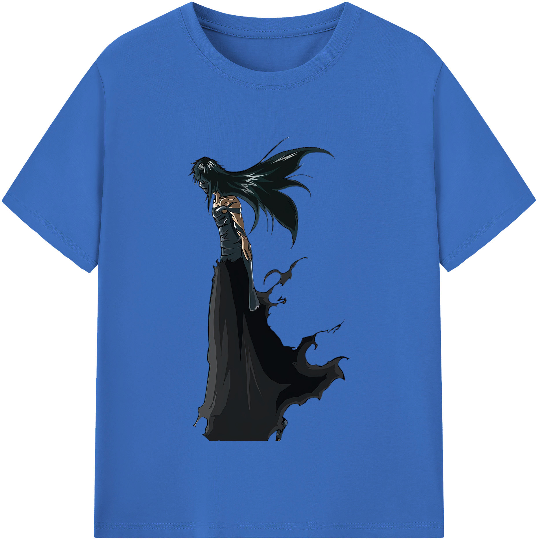 （画像用） ブリーチ 黒崎一護（くろさき いちご）BLEACH Kurosaki Ichigo 綿100％半袖Tシャツ（フロントプリント）