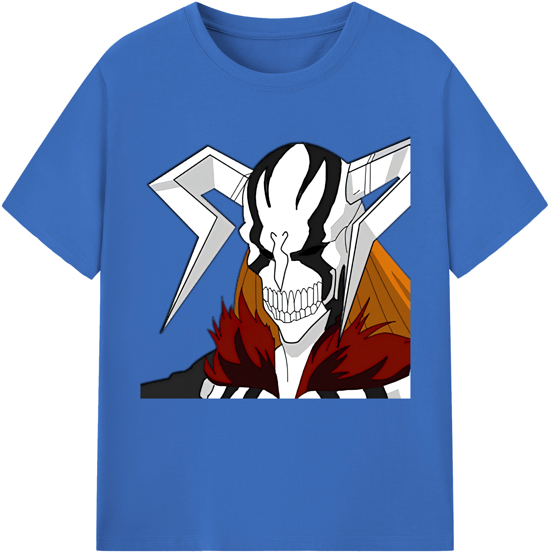 （画像用） ブリーチ 黒崎一護（くろさき いちご）BLEACH Kurosaki Ichigo 綿100％半袖Tシャツ（フロントプリント）