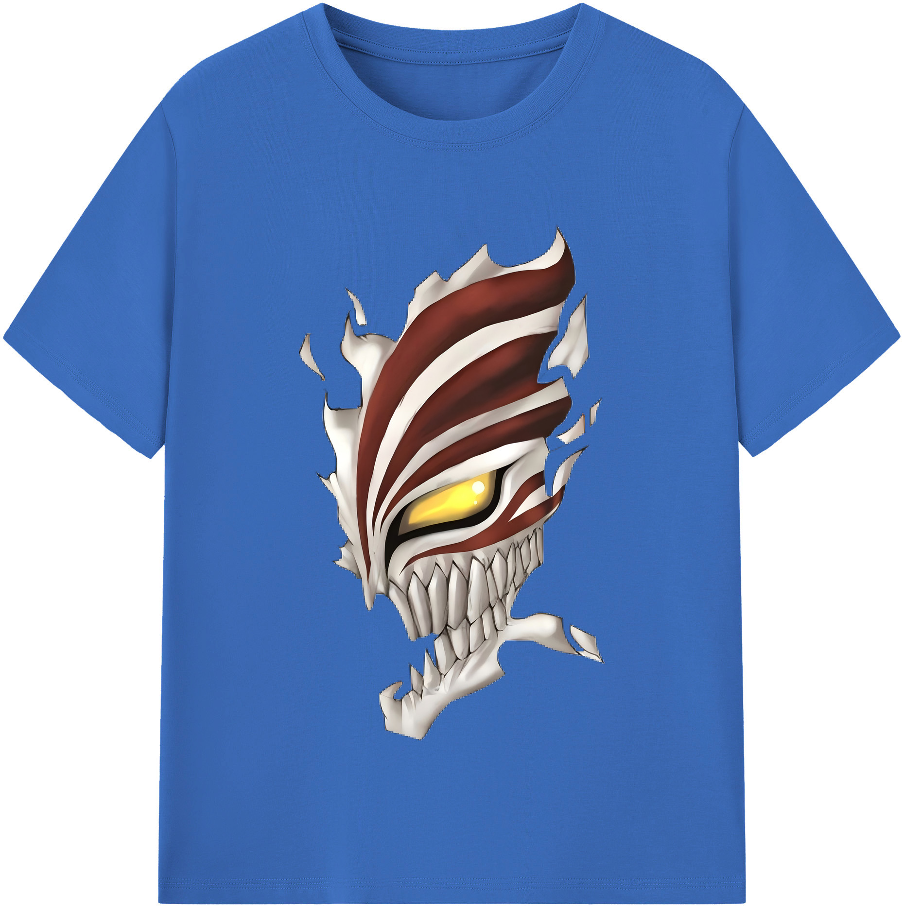 （画像用） ブリーチ 黒崎一護（くろさき いちご）BLEACH Kurosaki Ichigo 綿100％半袖Tシャツ（フロントプリント）