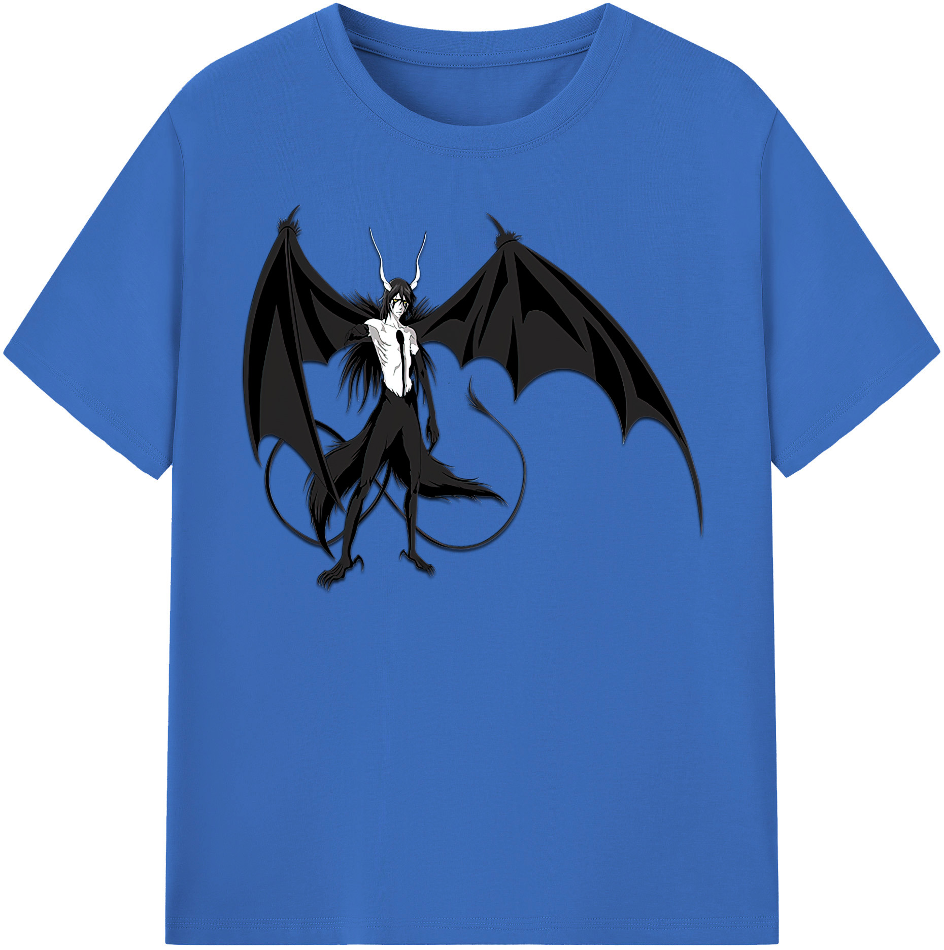 （画像用） ブリーチ ウルキオラ·シファー BLEACH Ulquiorra cifer 綿100％半袖Tシャツ（フロントプリント）